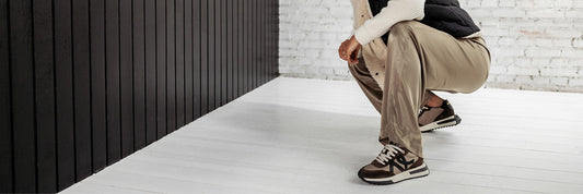 Binnenvoering sneakers: leer versus mesh