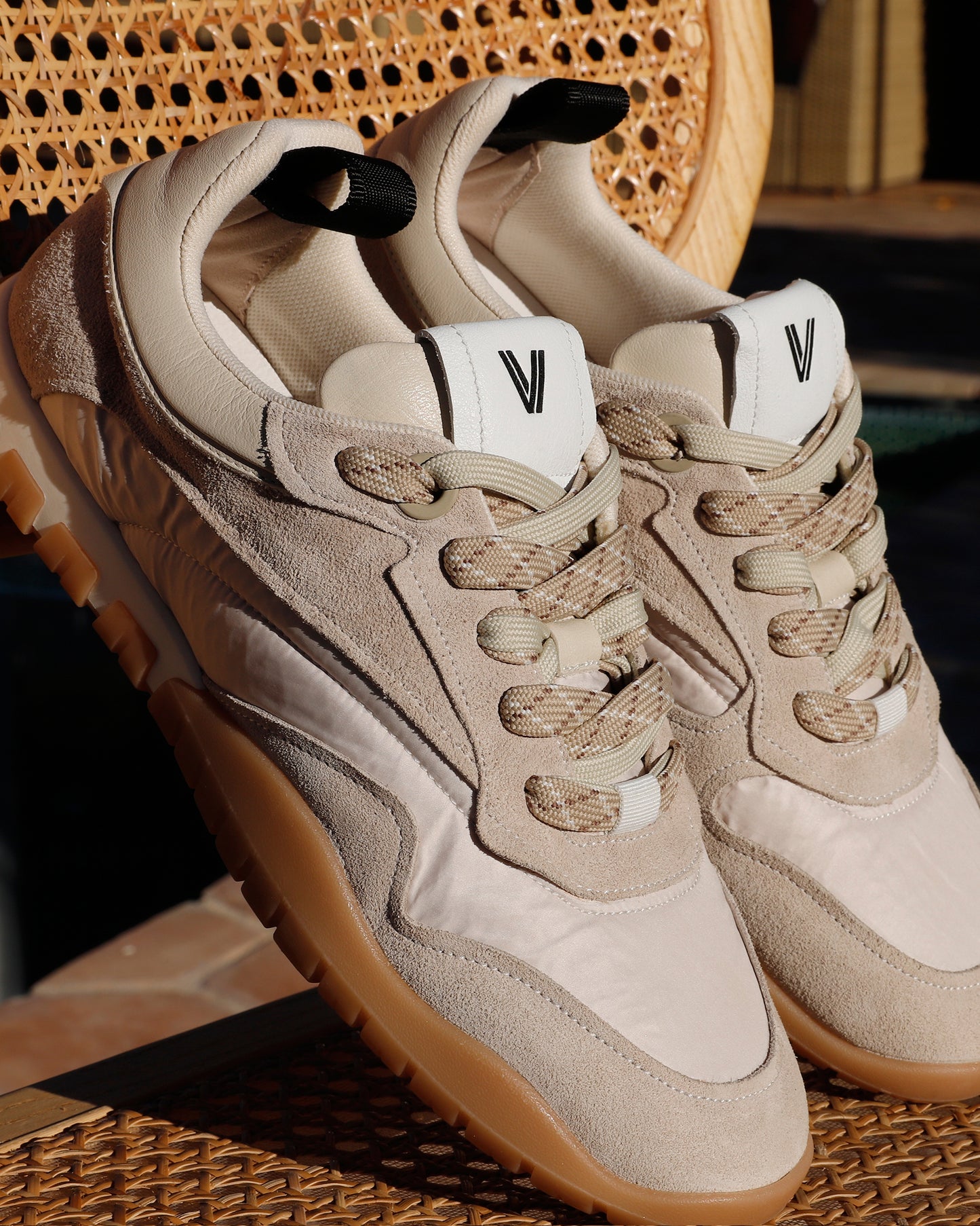 VIA VAI Frenkie Aaron beige sneakers heren