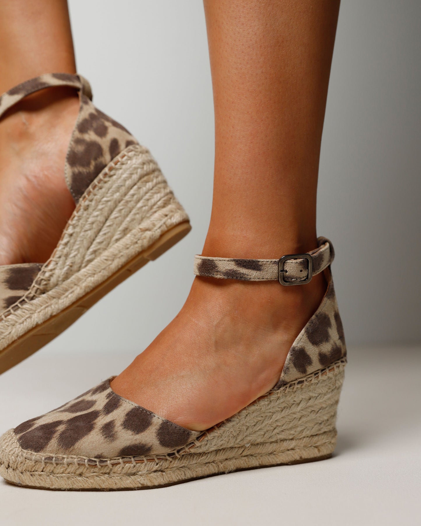 VIA VAI Flora Braid leopardprint espadrilles dames