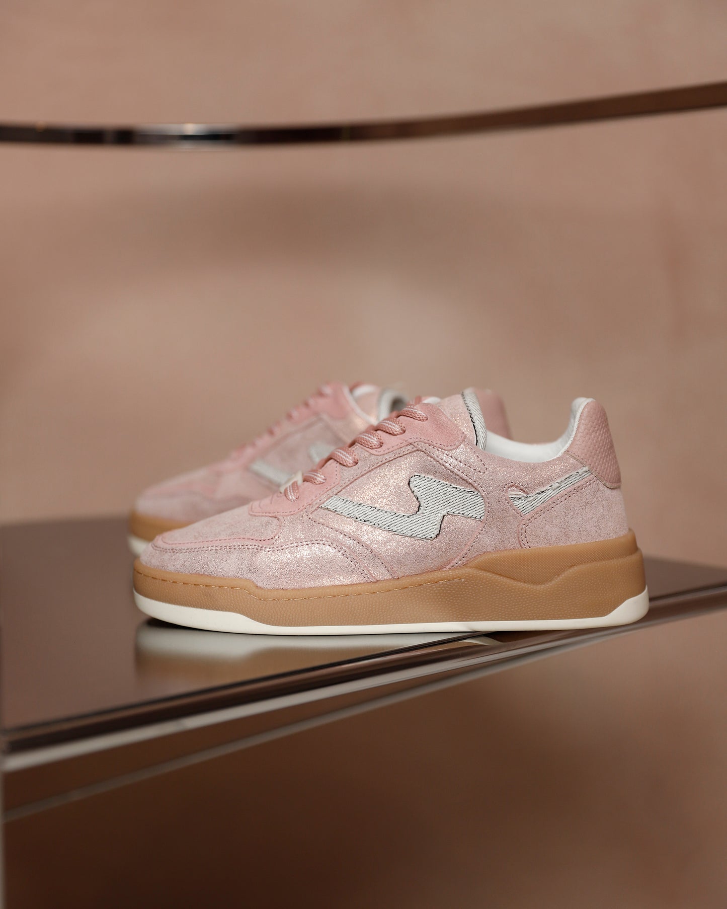 VIA VAI Sam Levi roze sneakers dames
