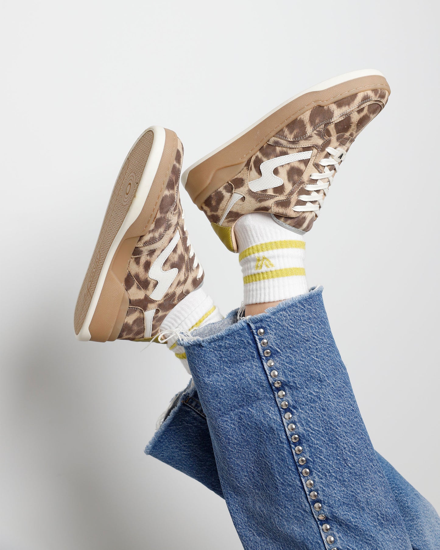 VIA VAI Sam Levi leopardprint sneakers dames