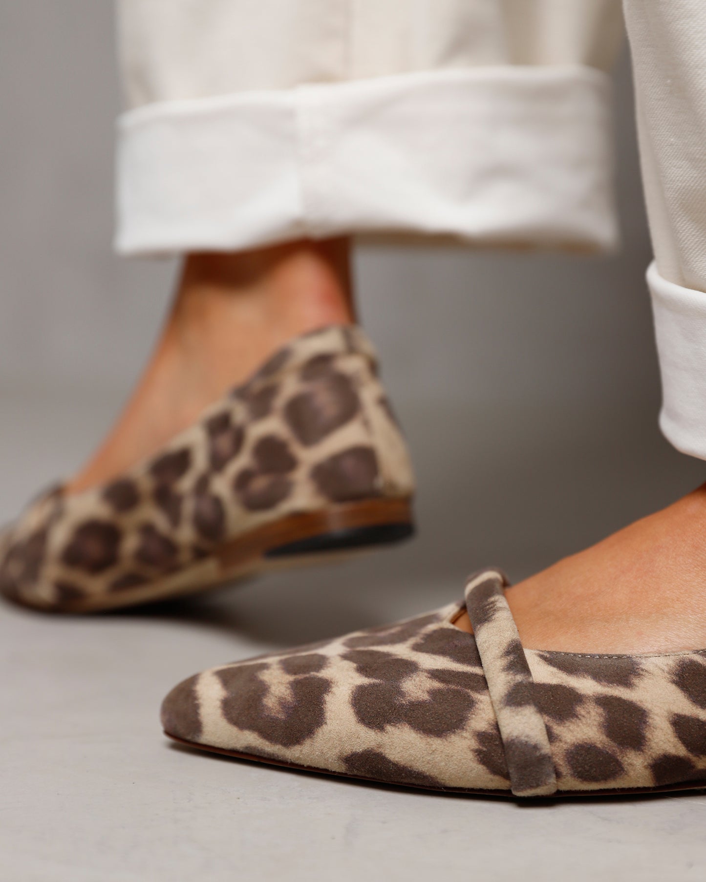 VIA VAI Lola Rose leopardprint loafers dames