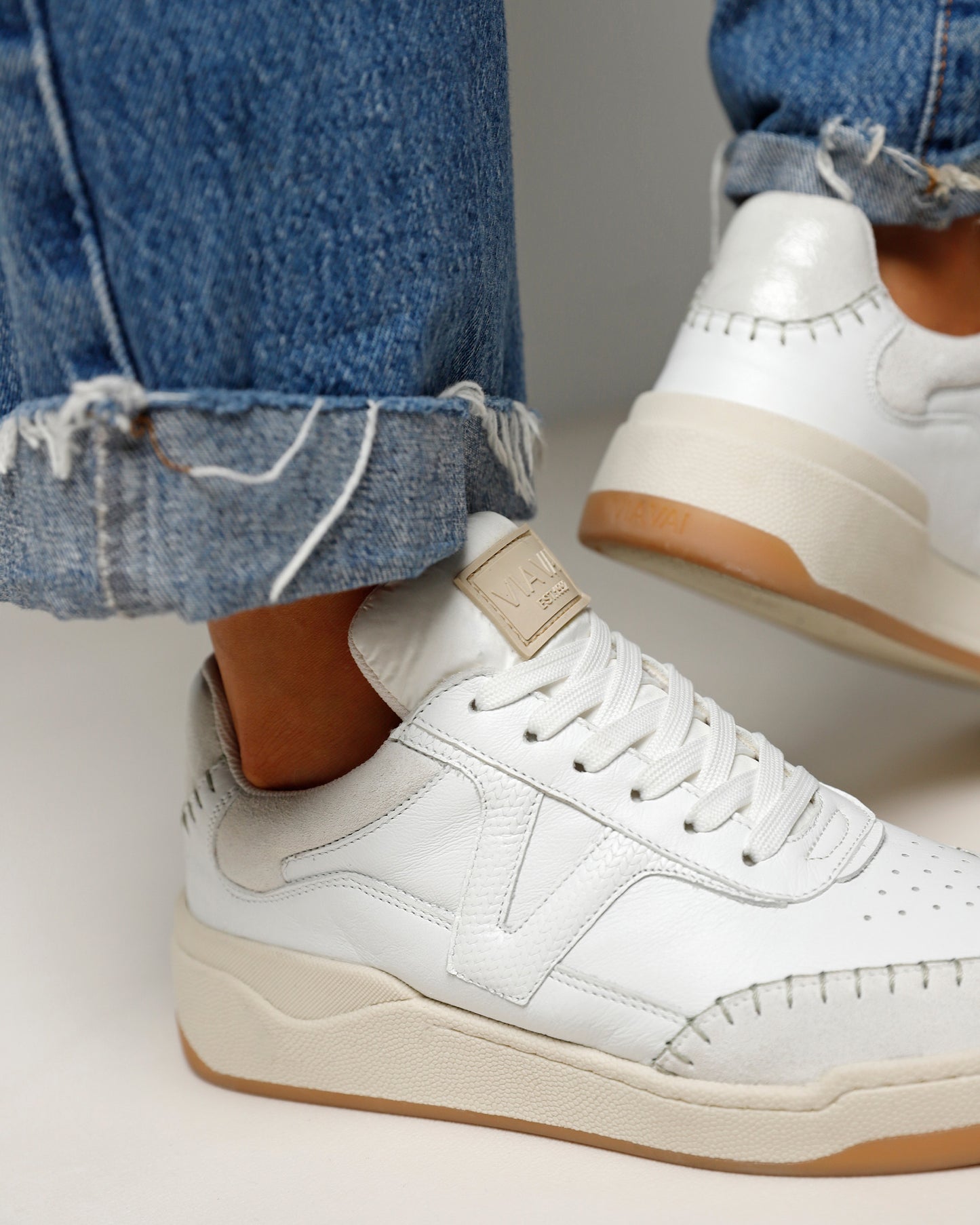 VIA VAI Sam Olivia witte sneakers dames