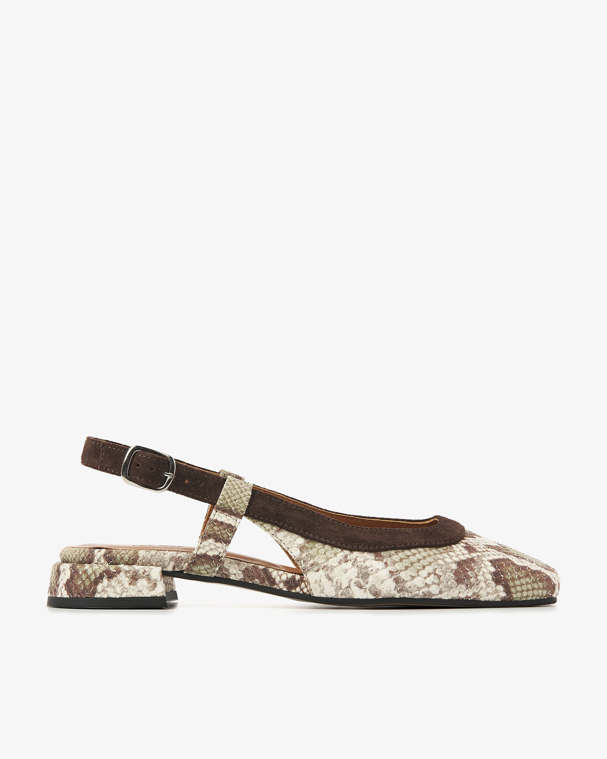 Julie Xena | slangenprint slingbacks | VIA VAI® – VIA VAI
