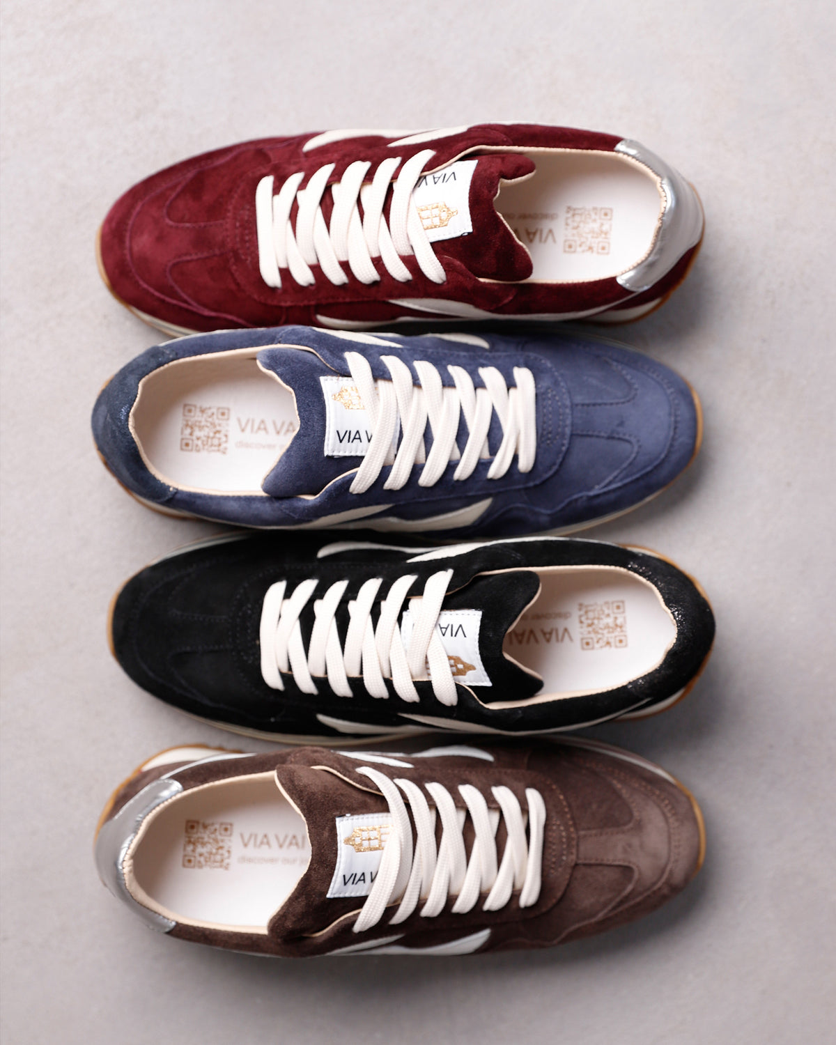VIA VAI Mikki Alex bruine sneakers dames