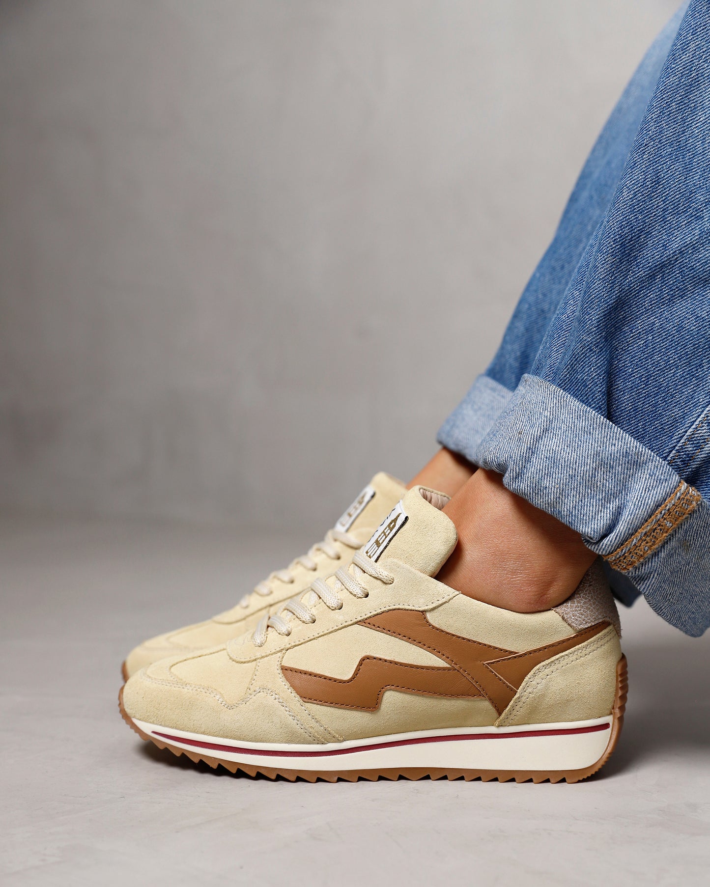 VIA VAI Mikki Alex gele sneakers dames