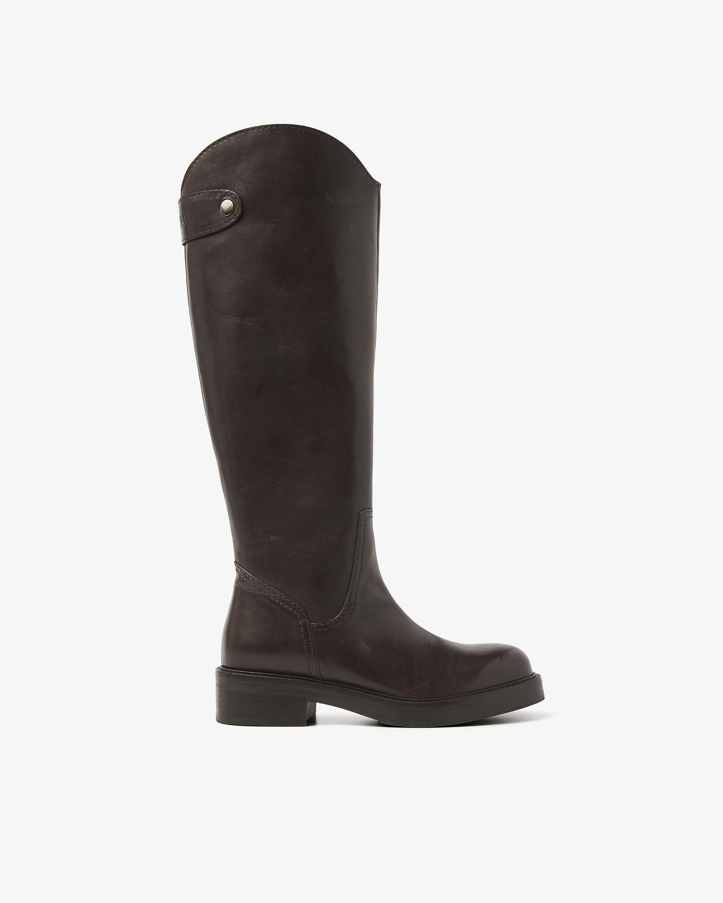 Bruine hoge laarzen voor dames