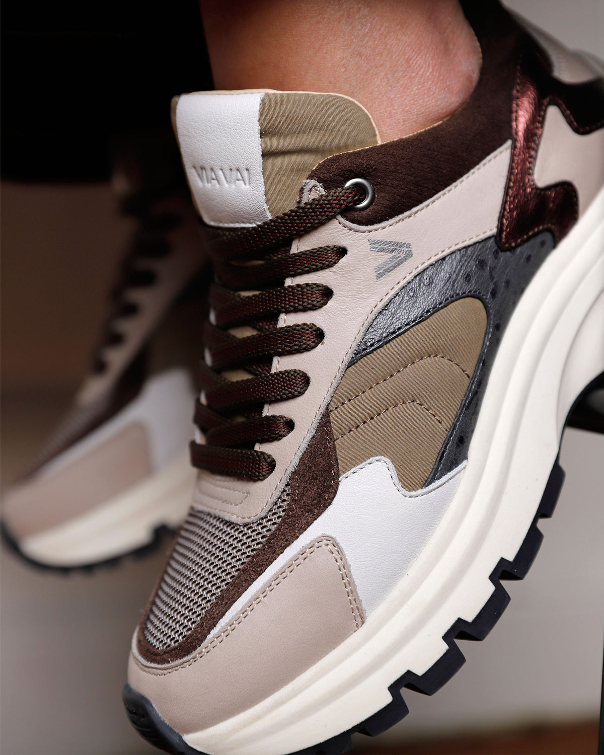 VIA VAI Liz Leighton multicolor chunky sneakers dames