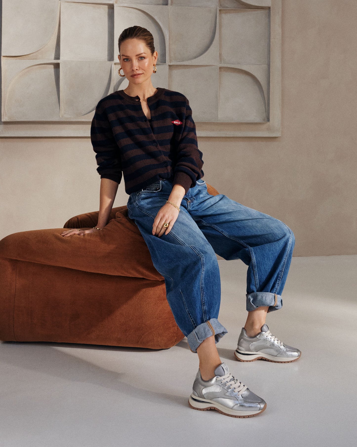 VIA VAI Usher Riggs zilveren sneakers dames