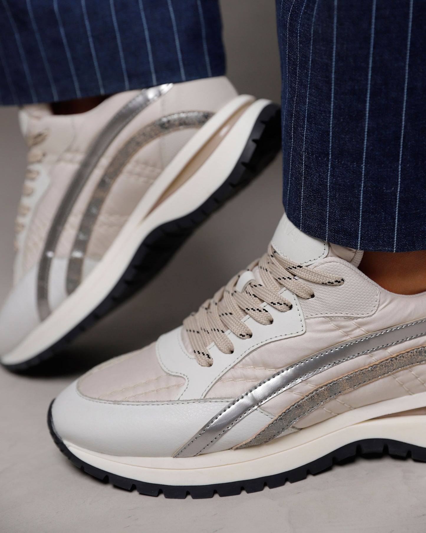 VIA VAI Usher Skye beige sneakers dames