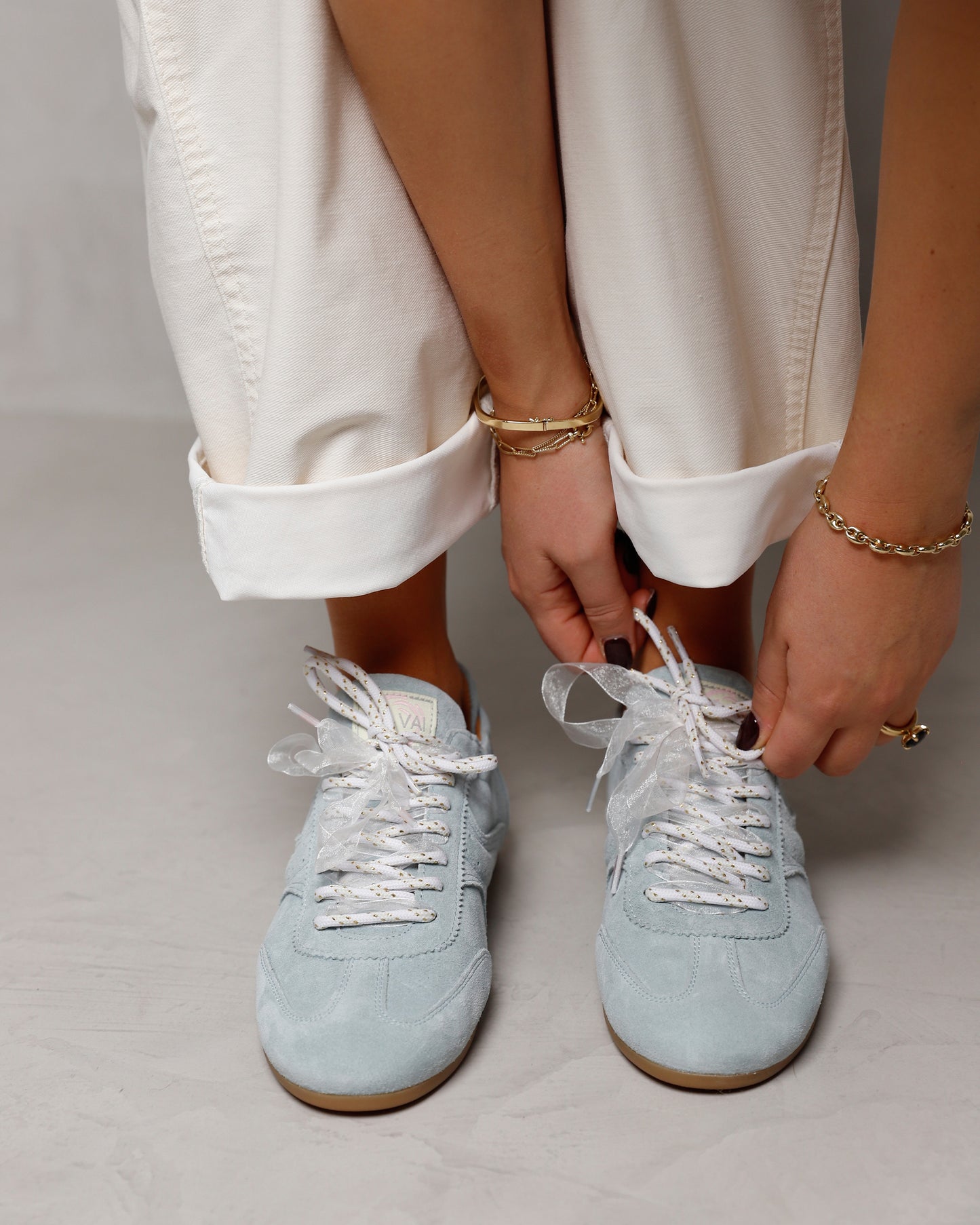 VIA VAI June Haylee blauwe sneakers dames
