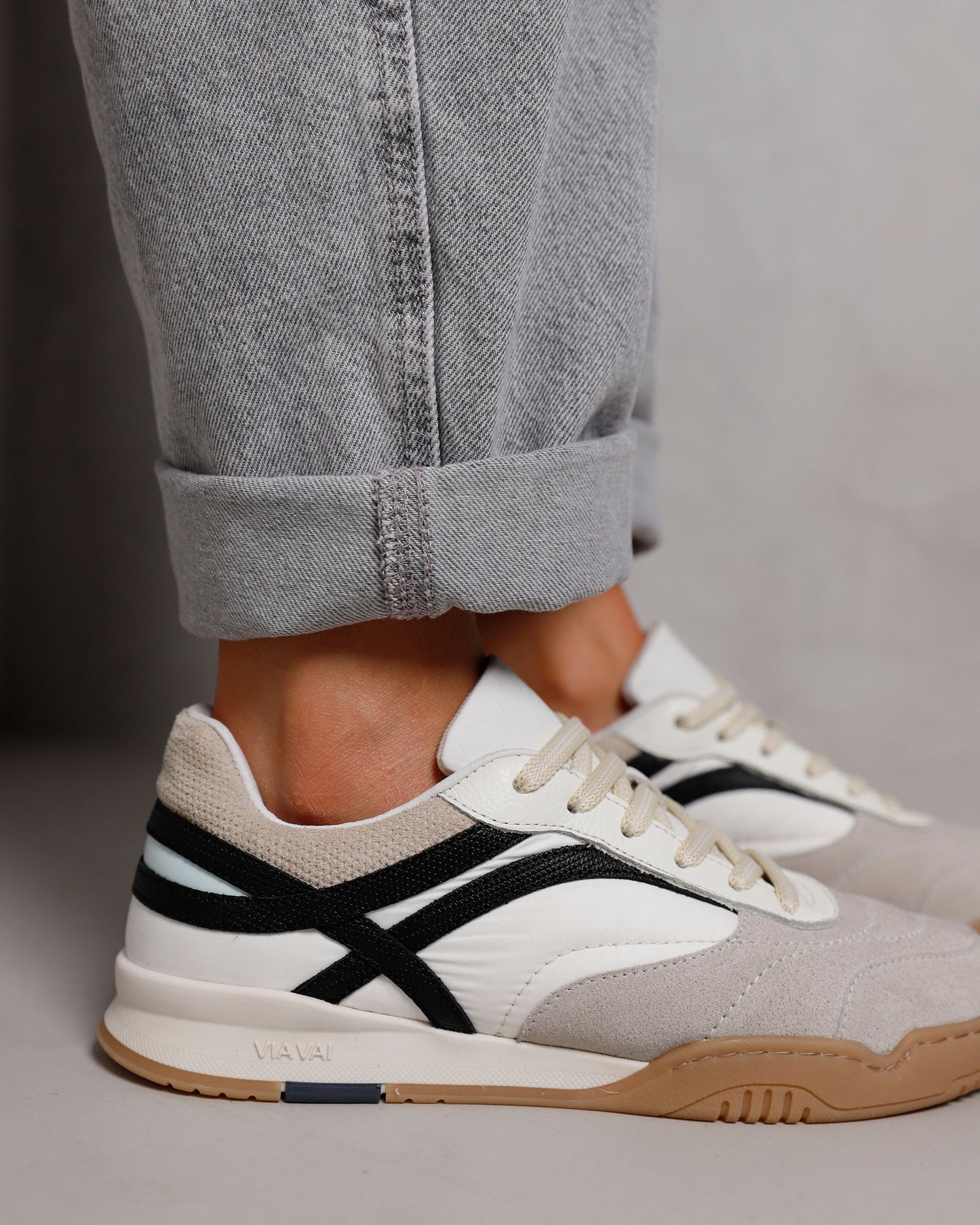 VIA VAI Kris Sky beige sneakers dames