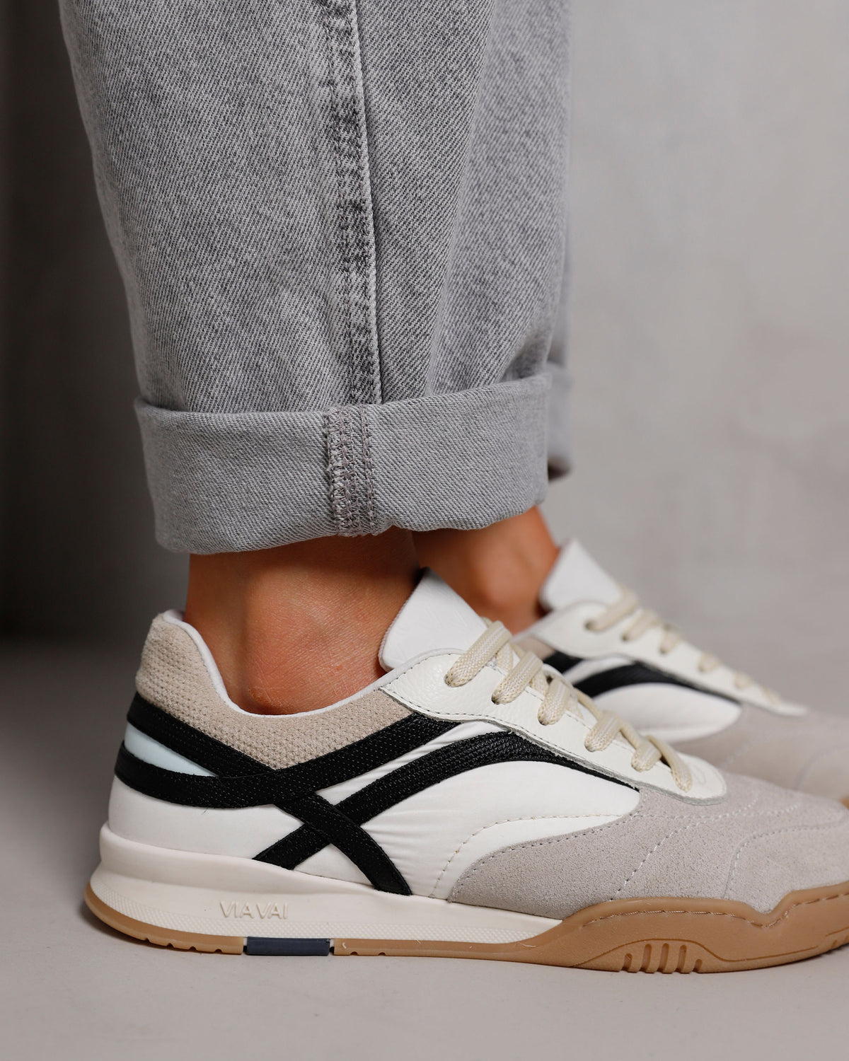 VIA VAI Kris Sky beige sneakers dames