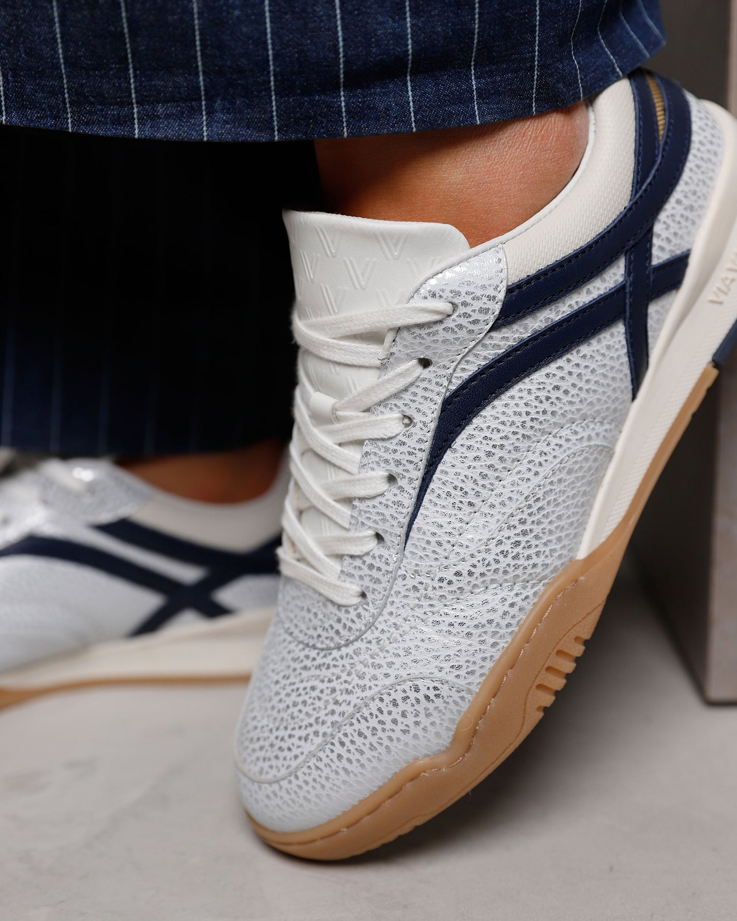 VIA VAI Kris Sky zilveren sneakers dames