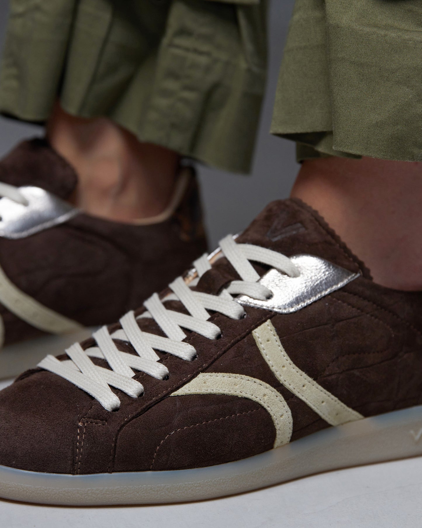 VIA VAI Nilla Khloe bruine sneakers dames