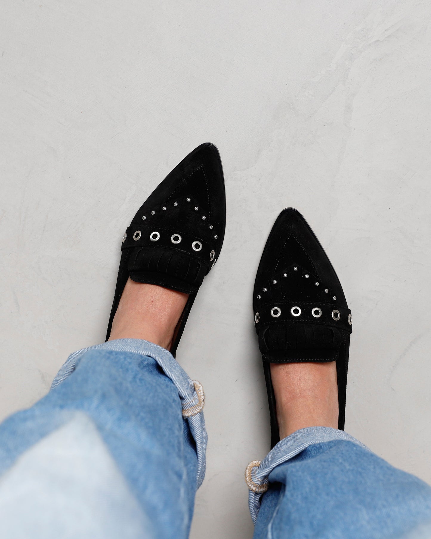 VIA VAI Jazz Emily zwarte loafers dames
