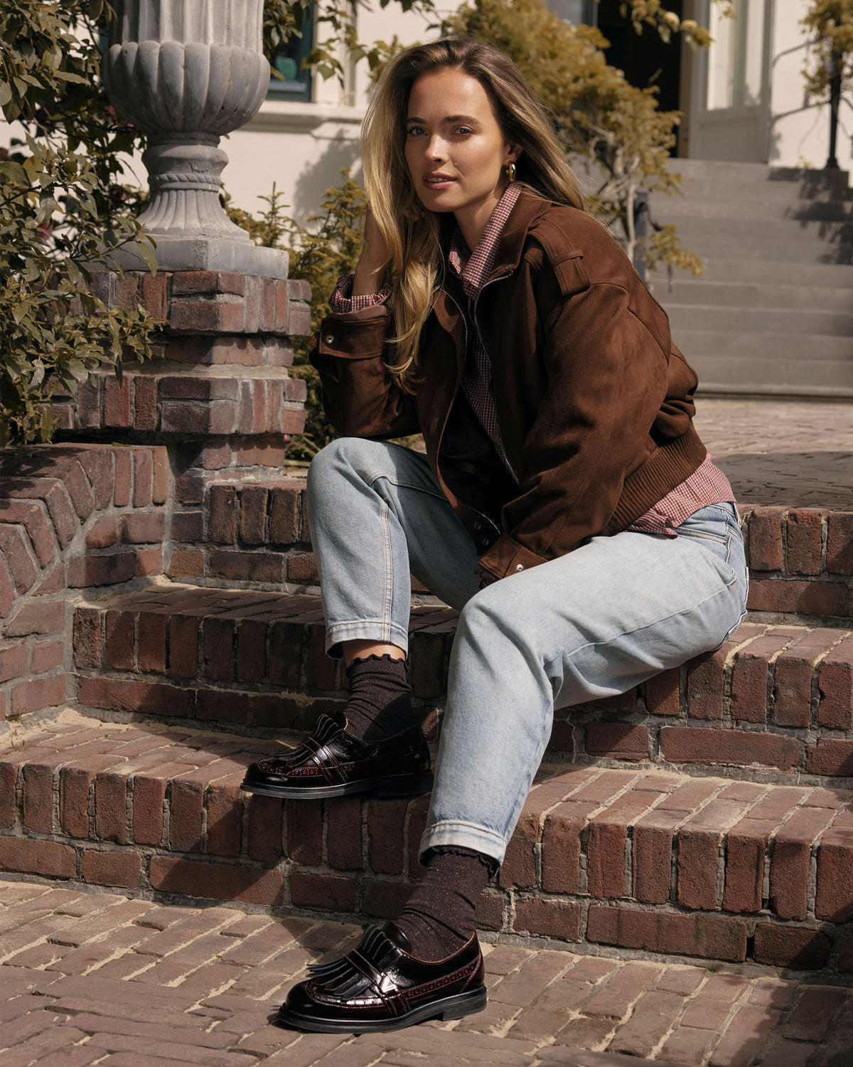 VIA VAI Fae Luca bruine loafers dames