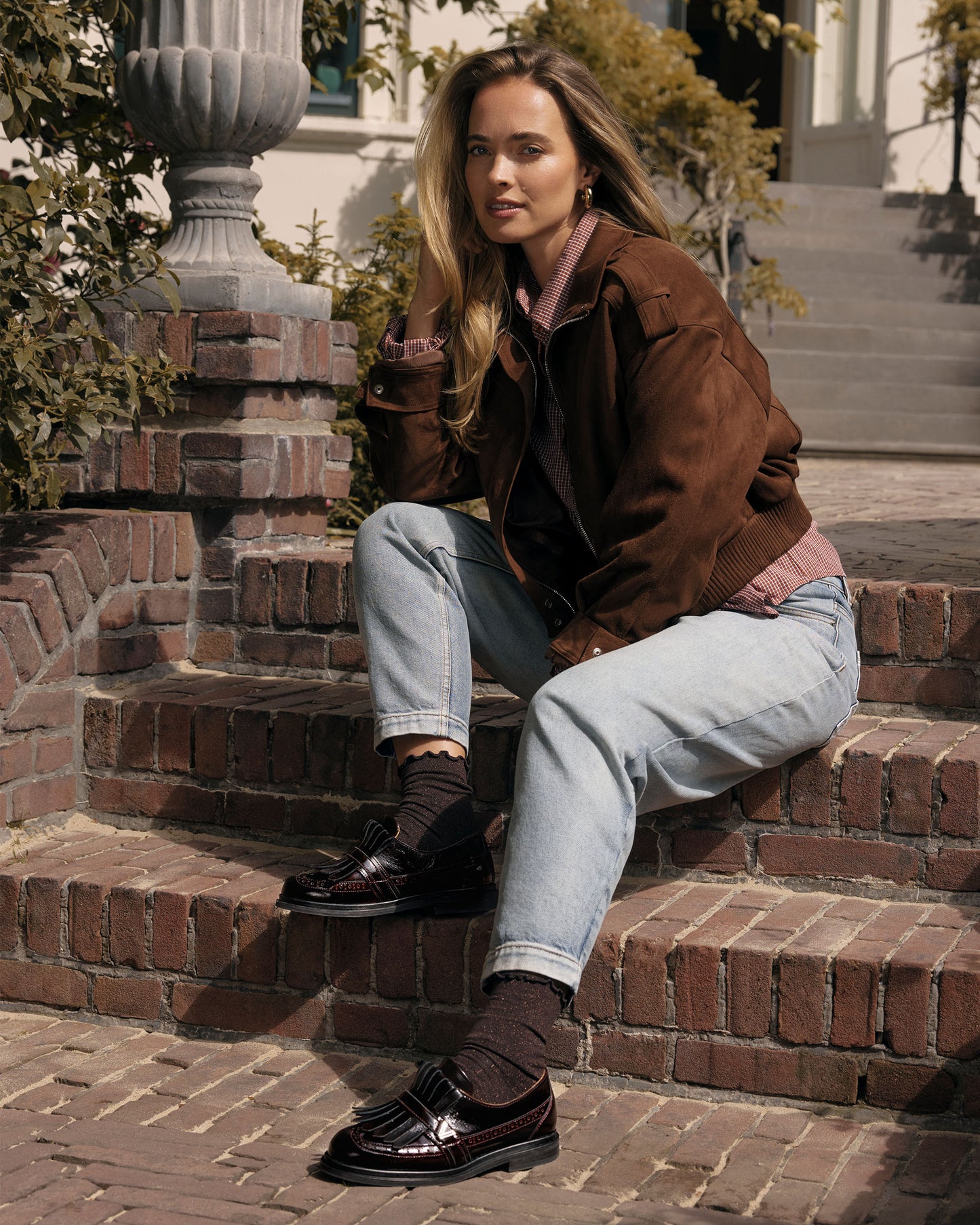 VIA VAI Fae Luca bruine loafers dames