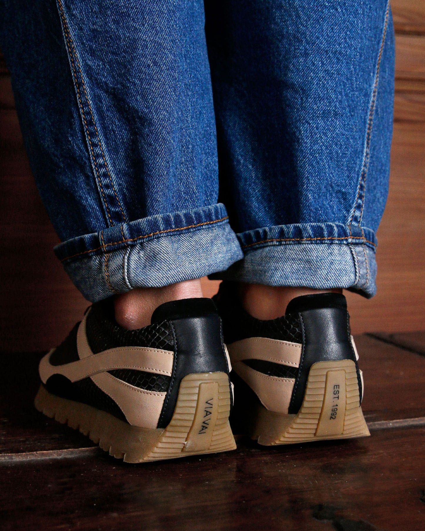 VIA VAI Scott Demi zwarte sneakers dames