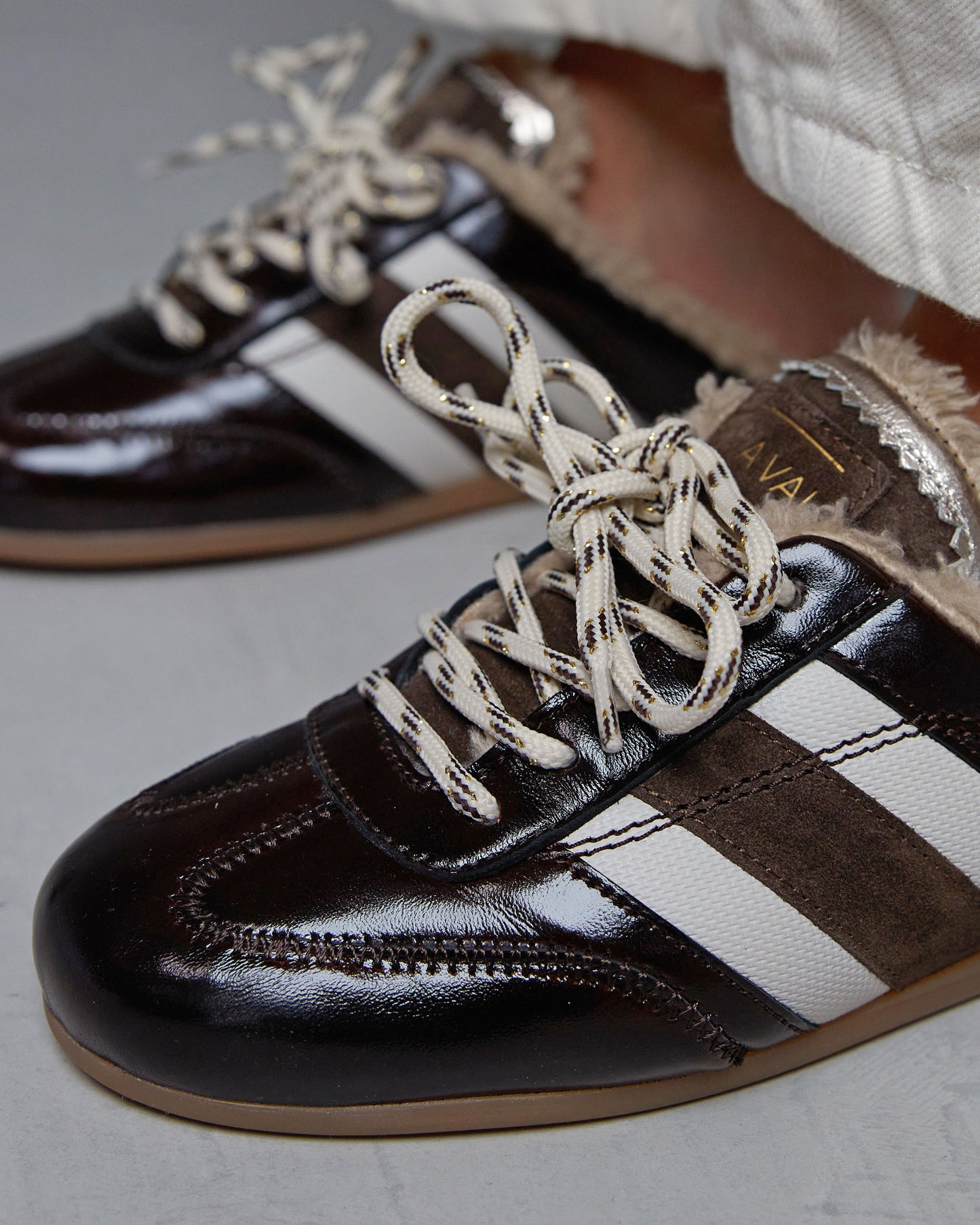 VIA VAI June Ashton bruine mules dames
