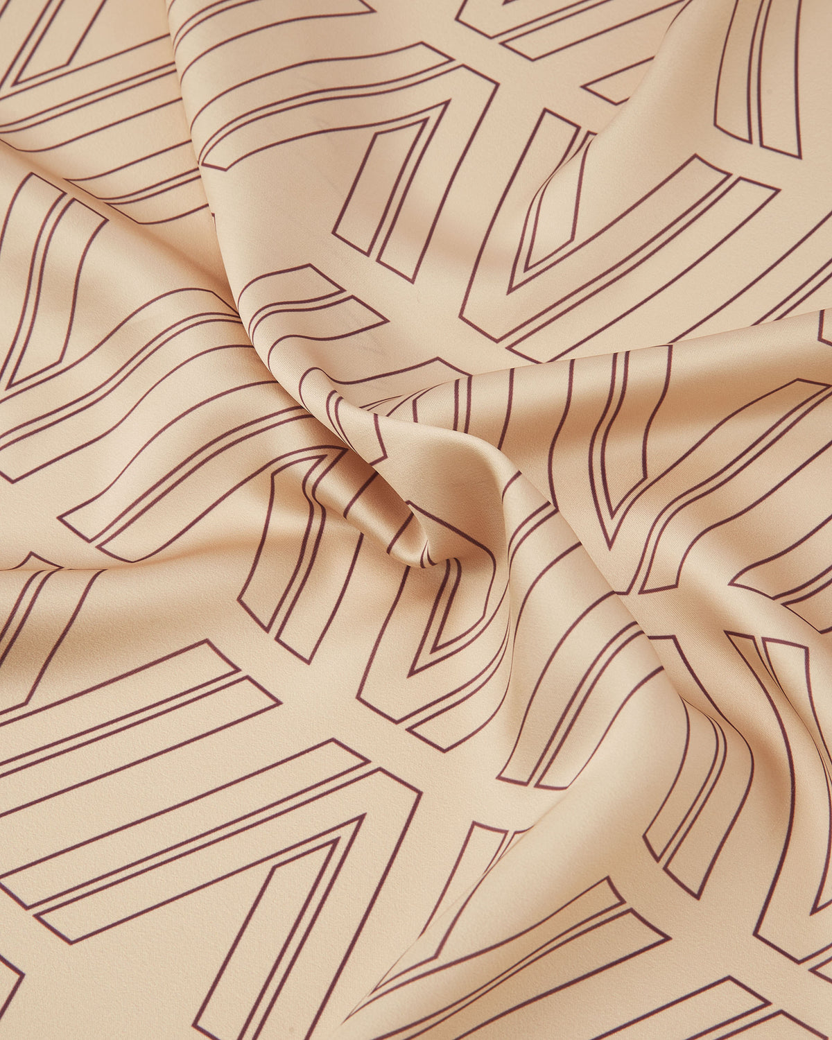 VIA VAI Lilo Isla beige sjaal – detailaanzicht