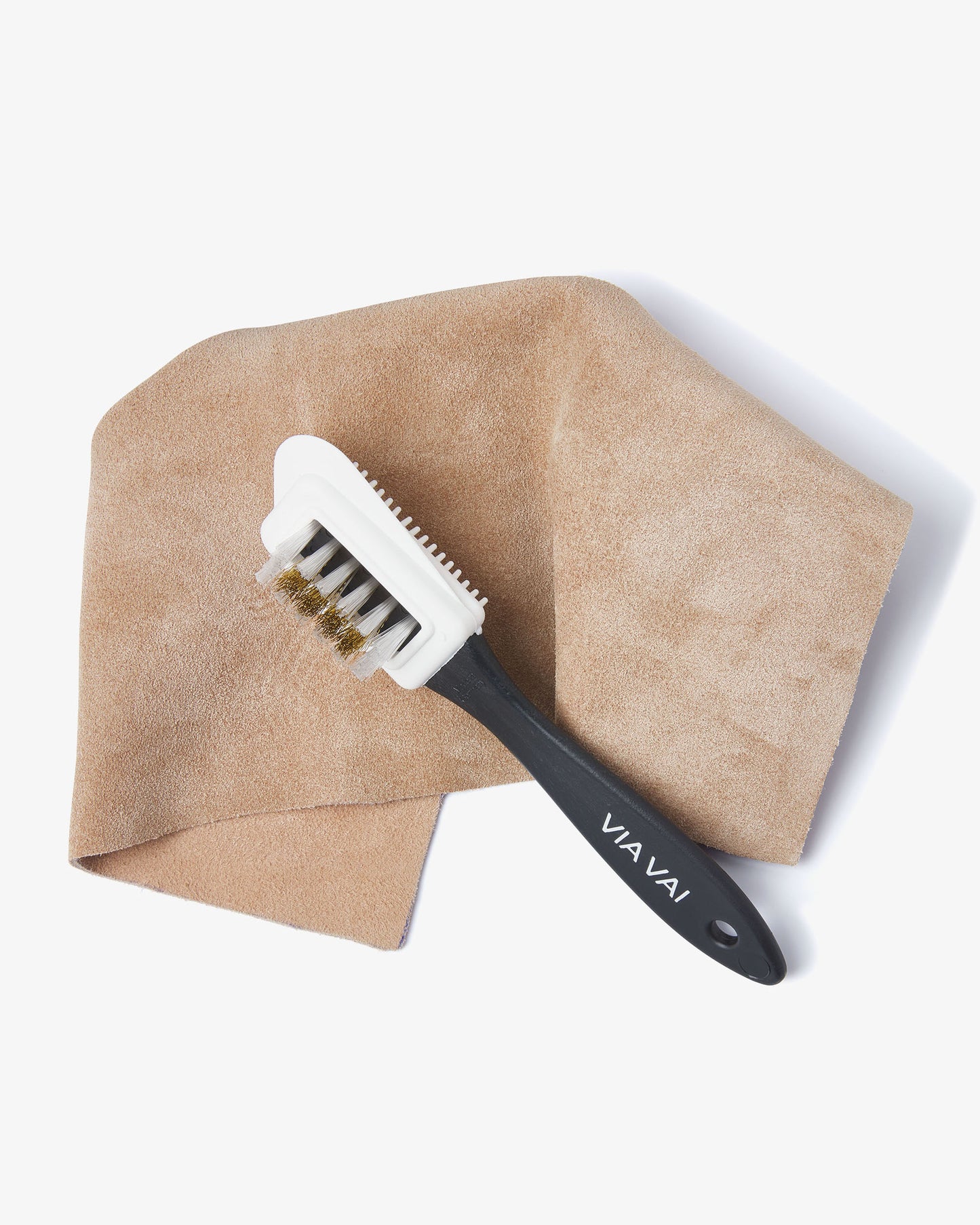 VIA VAI Suede brush borstel – productaanzicht van verpakking