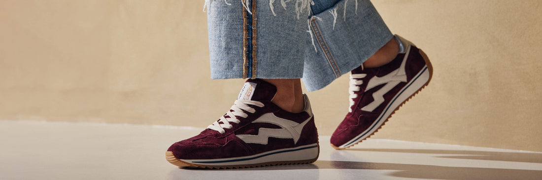 Burgundy schoenen - trendkleur najaar 2025