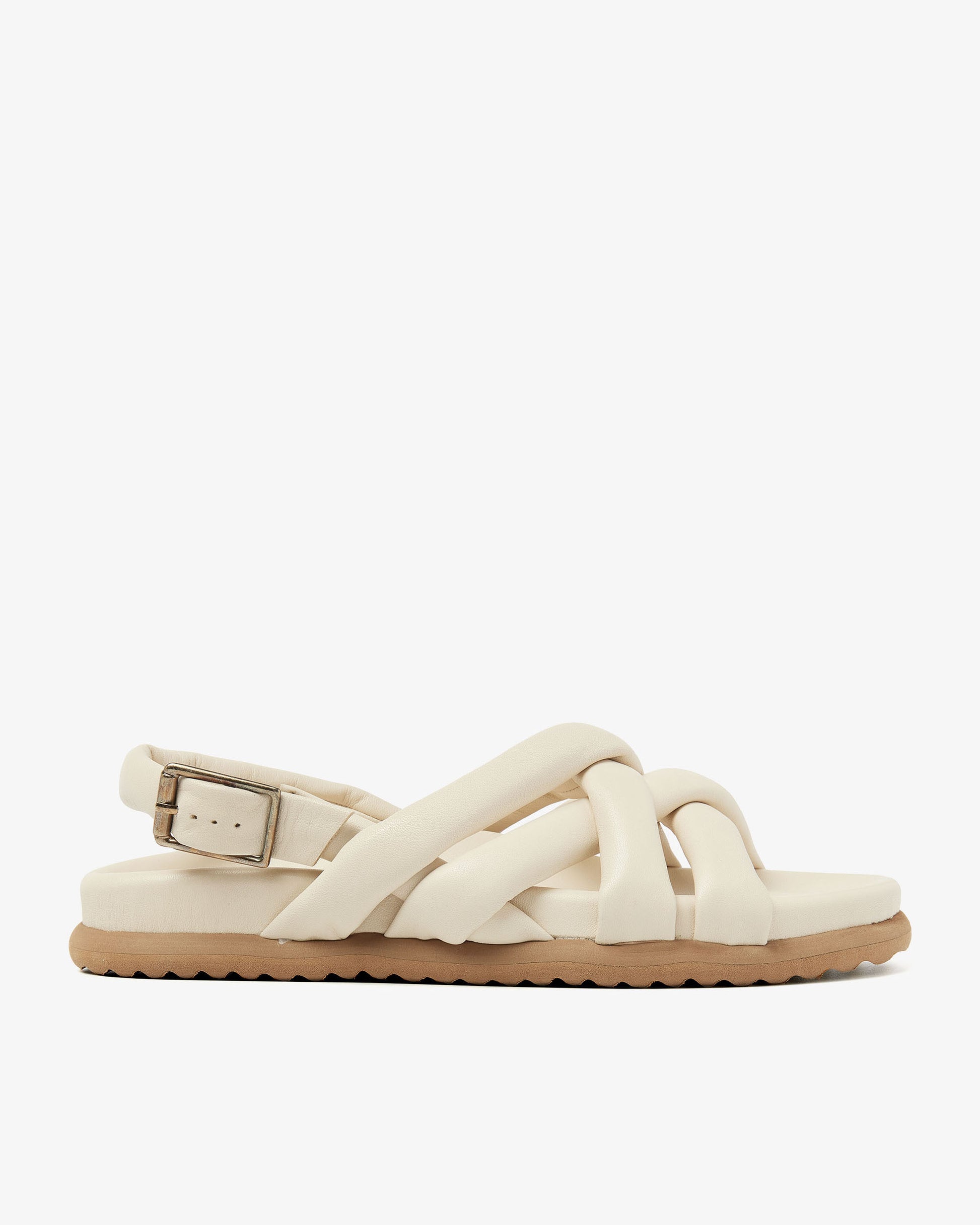 Dames Slippers Via Vai Veters Beige Sandalen Candy Kris VIA VAI