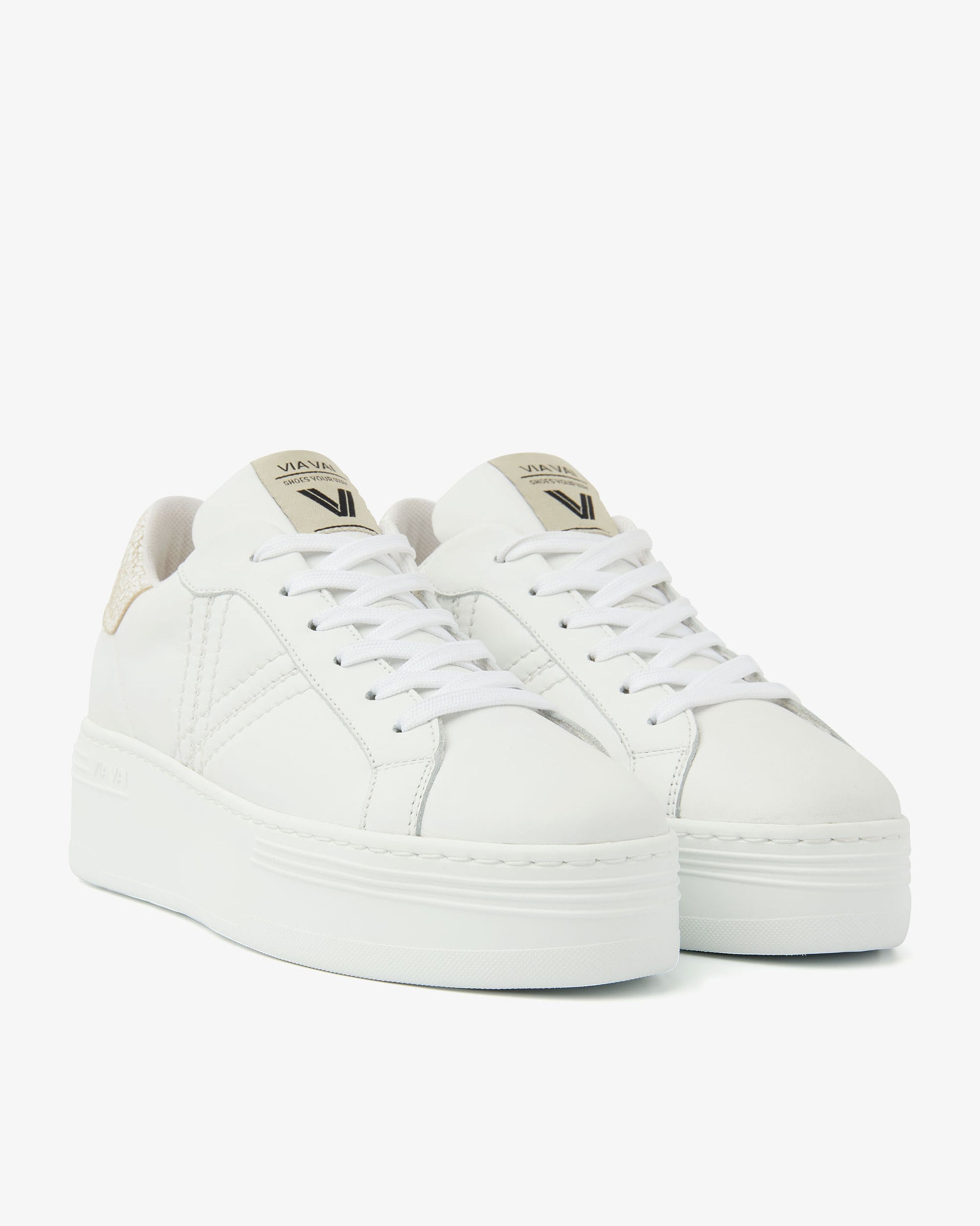Isa Layne white sneakers VIA VAI® – VIA VAI