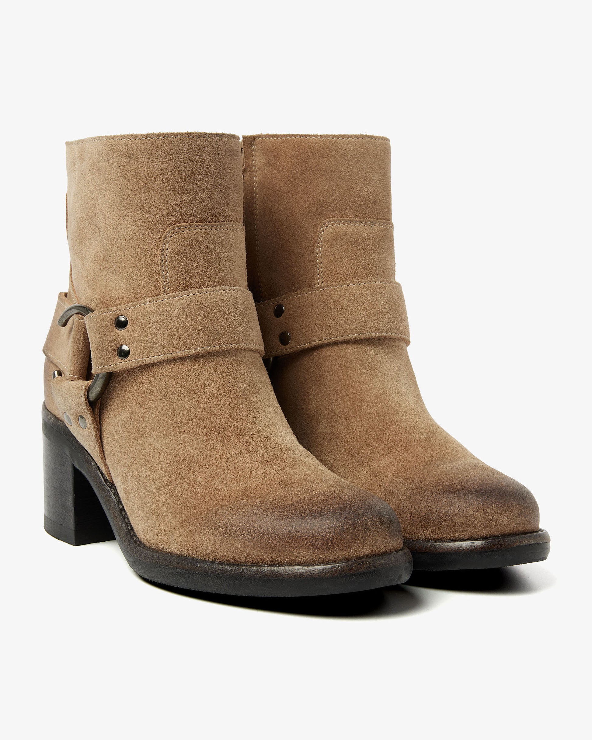 Flo Baker beige ankle boots VIA VAI® – VIA VAI