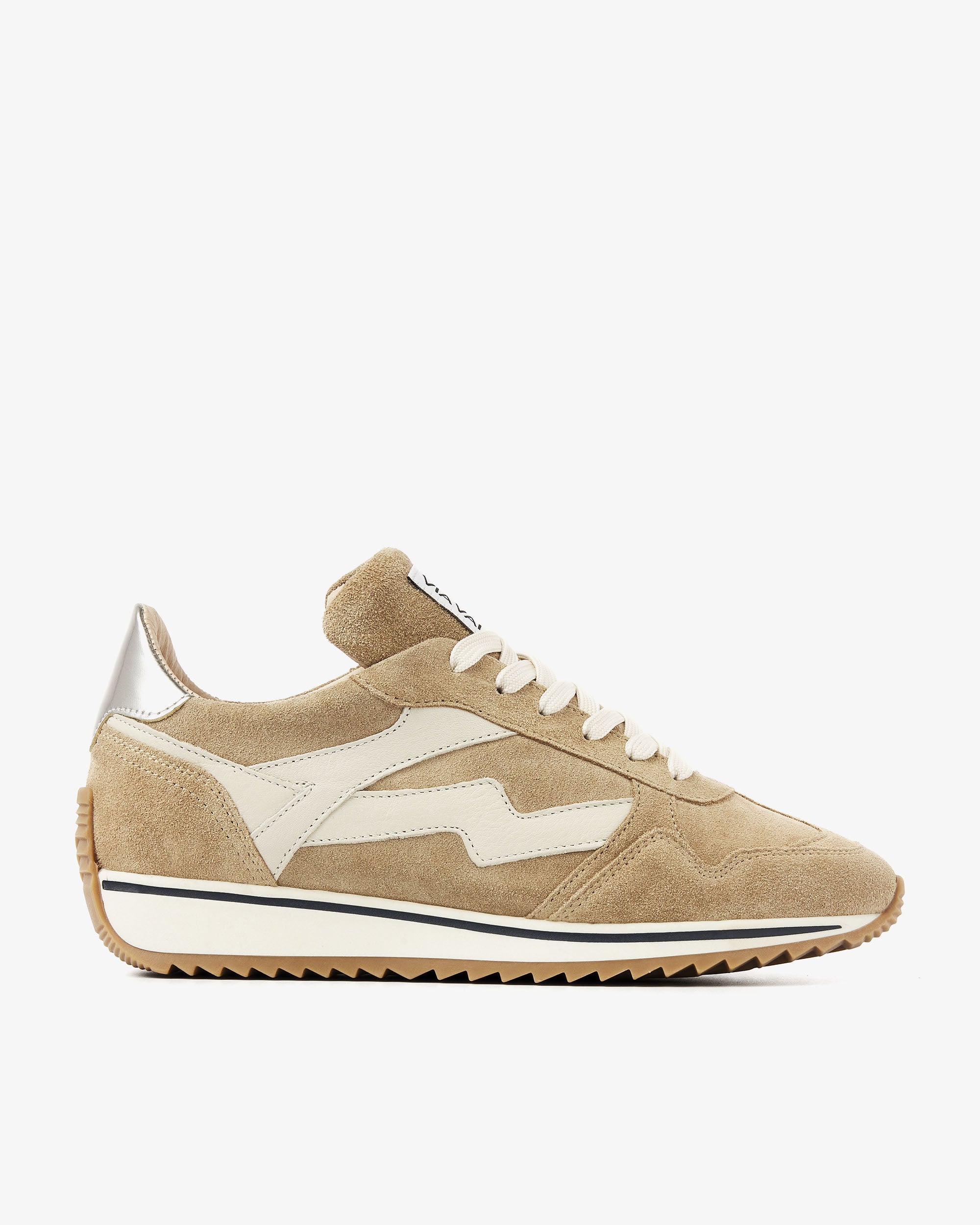 Mikki Alex | beige dames sneakers | VIA VAI® – VIA VAI