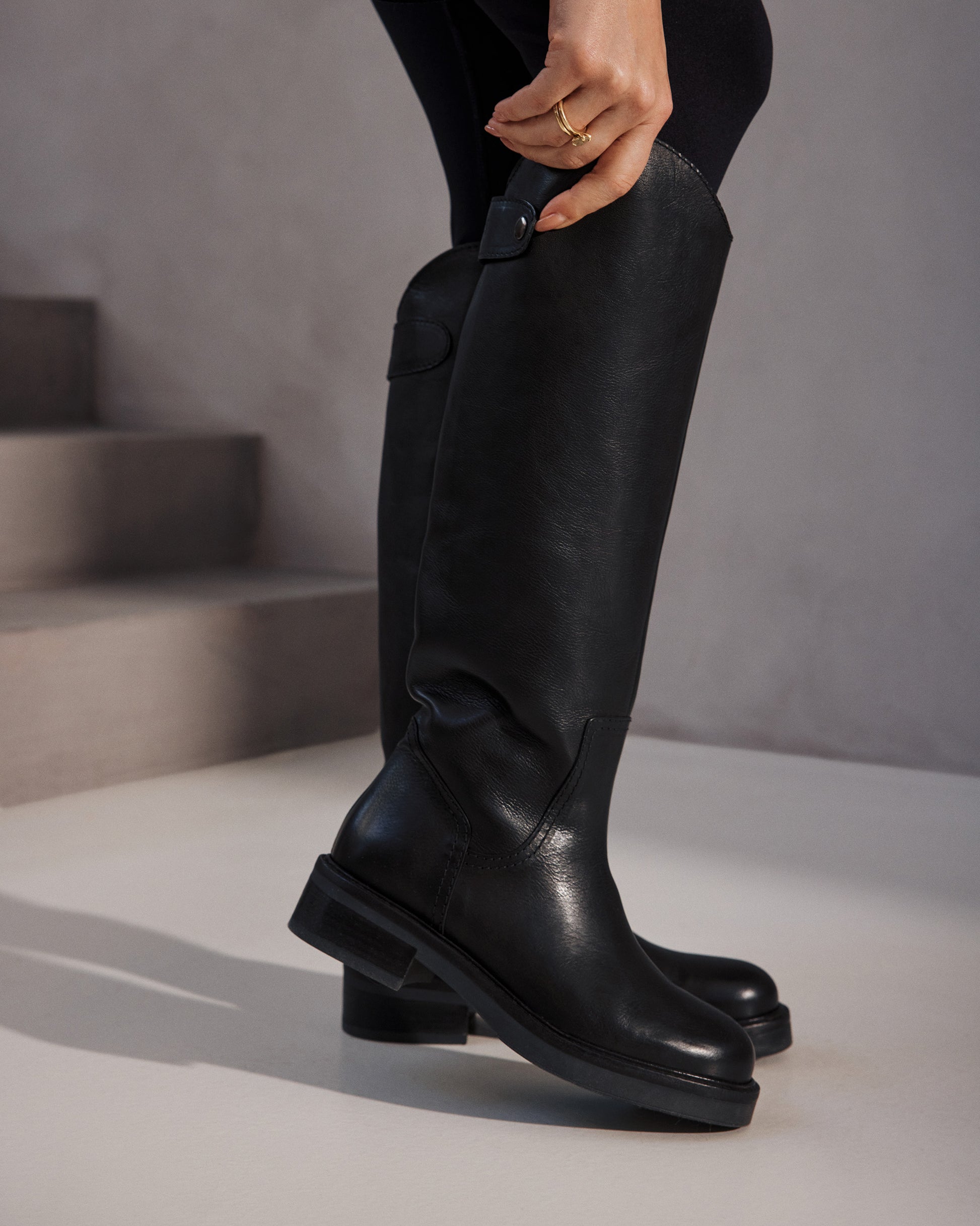 Lucia Rumi zwarte hoge laarzen VIA VAI® – VIA VAI