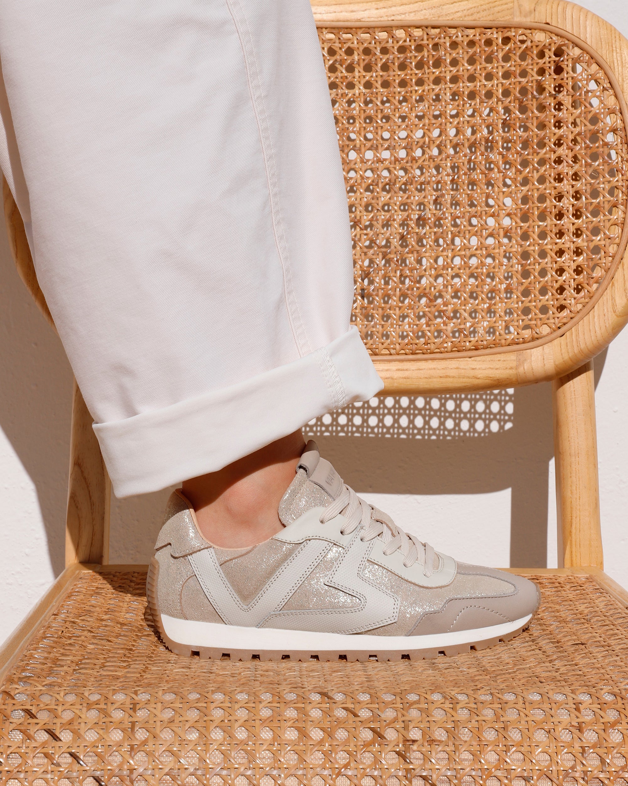 Designer Sneakers Sud Express Basket Veja Scott Kenzie Gold