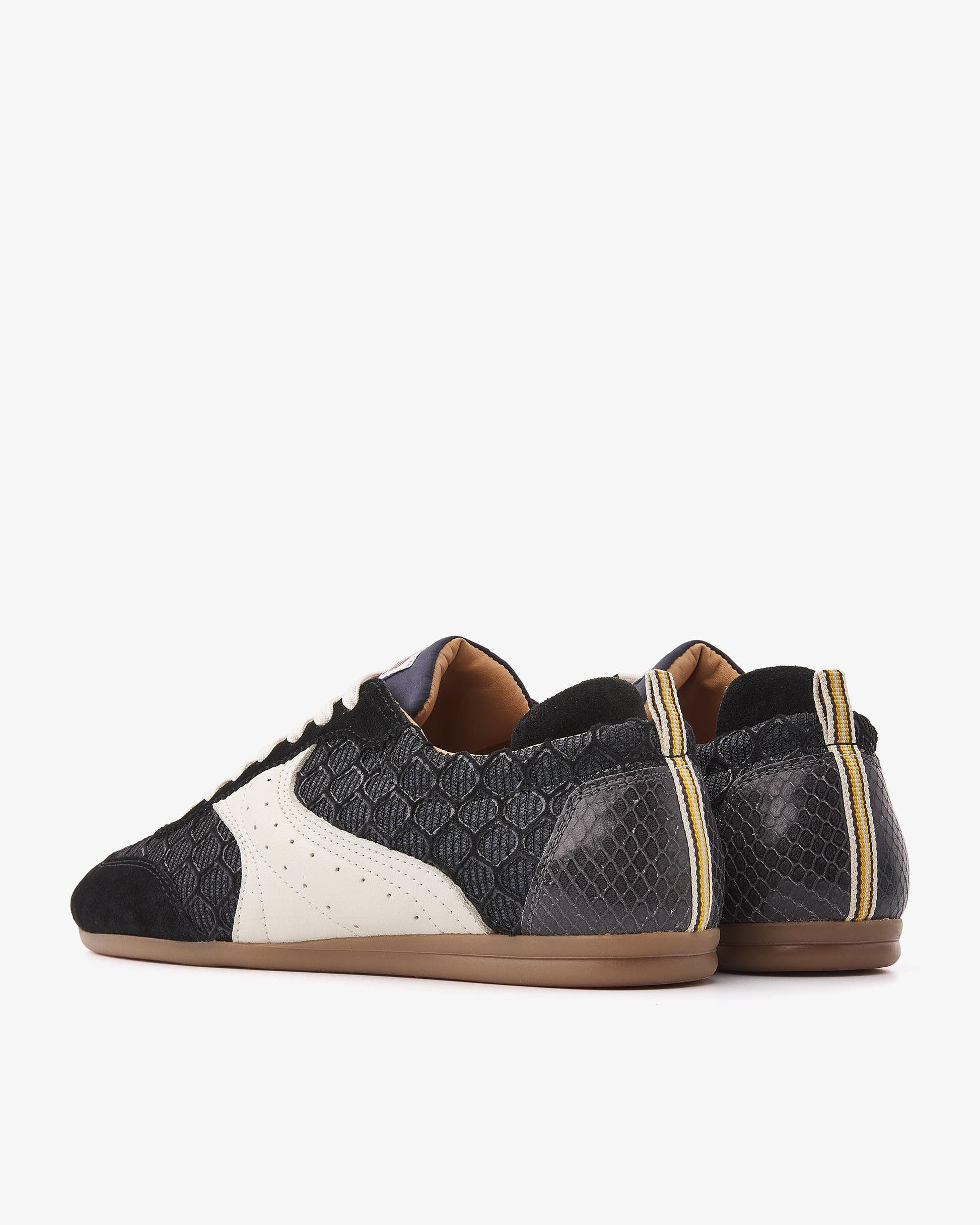 VIA VAI June Haylee zwarte sneakers dames – achteraanzicht met hieldetail