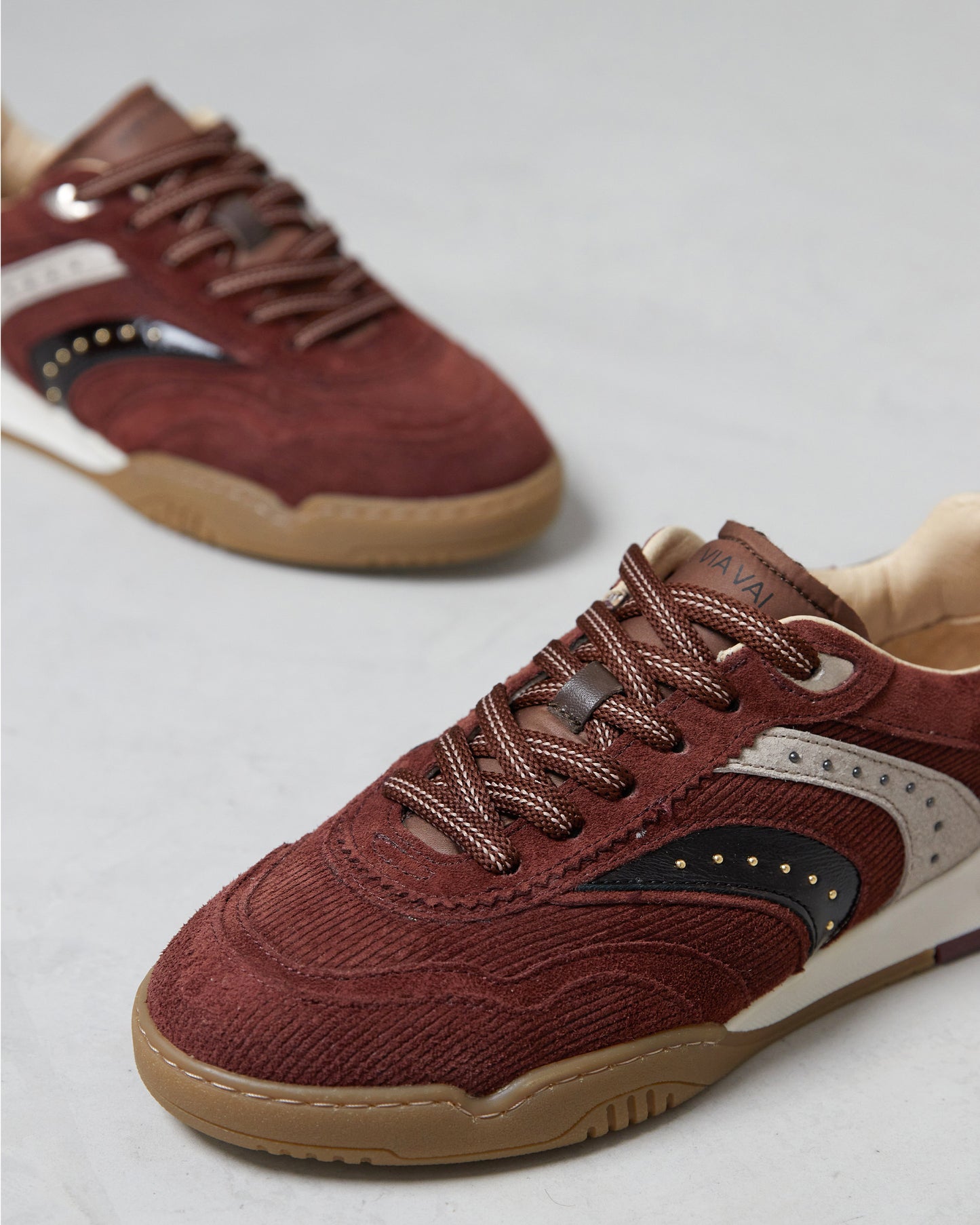 VIA VAI Kris Pax bordeauxrode sneakers dames