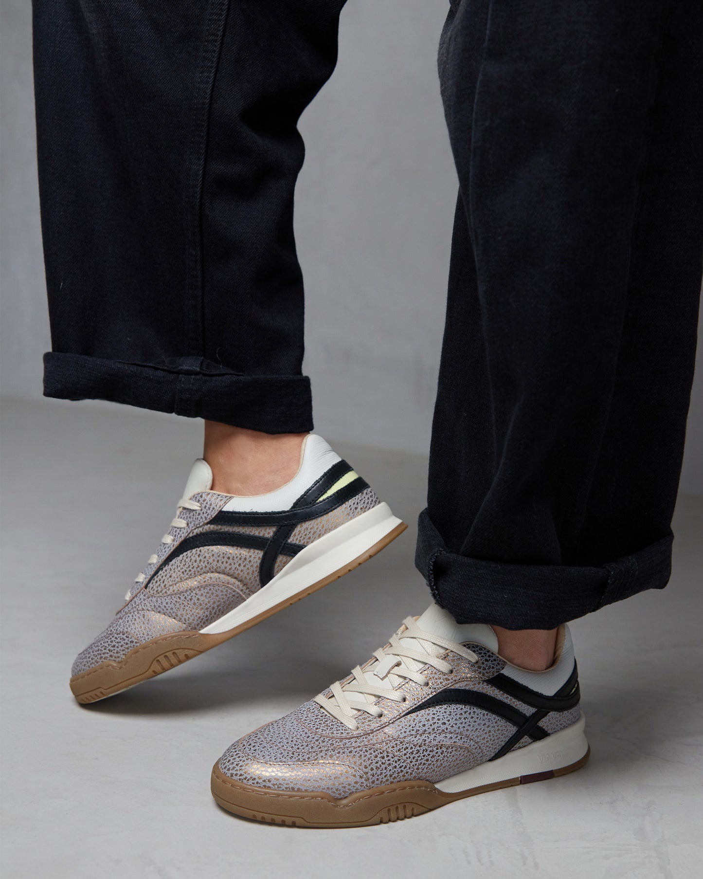 VIA VAI Kris Sky metallic sneakers dames