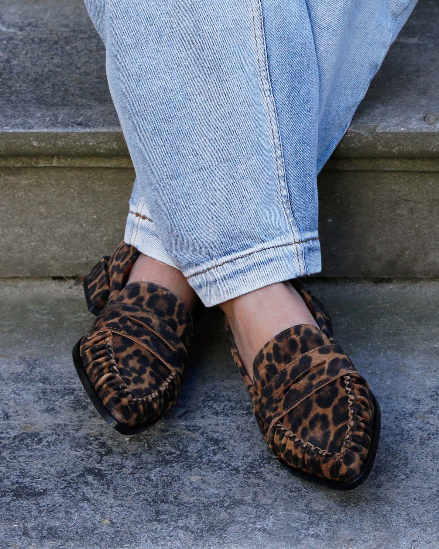 VIA VAI Jazz Billie leopardprint loafers dames