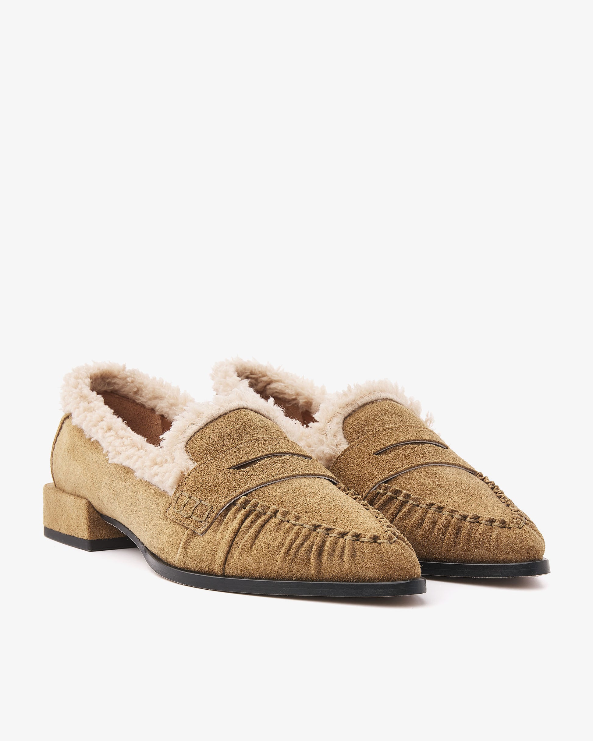 VIA VAI Jazz Vica loafers dames – vooraanzicht met ronde neus