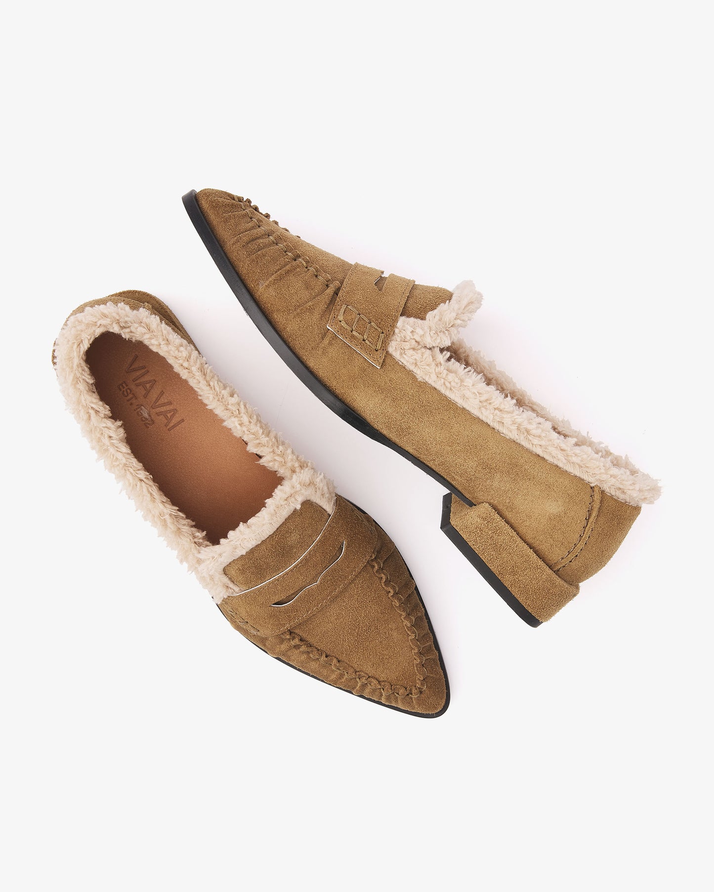 VIA VAI Jazz Vica loafers dames – bovenaanzicht met voetbed