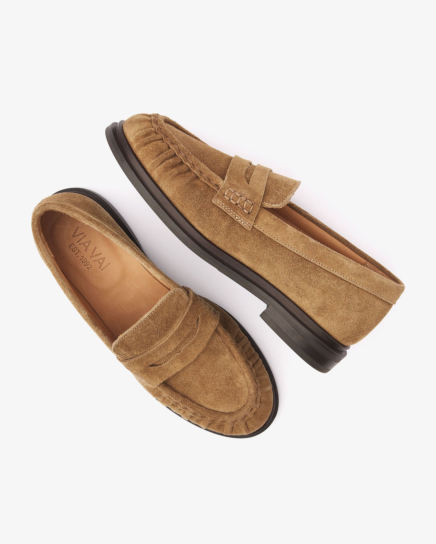 VIA VAI Fae Sarah loafers dames – bovenaanzicht met voetbed