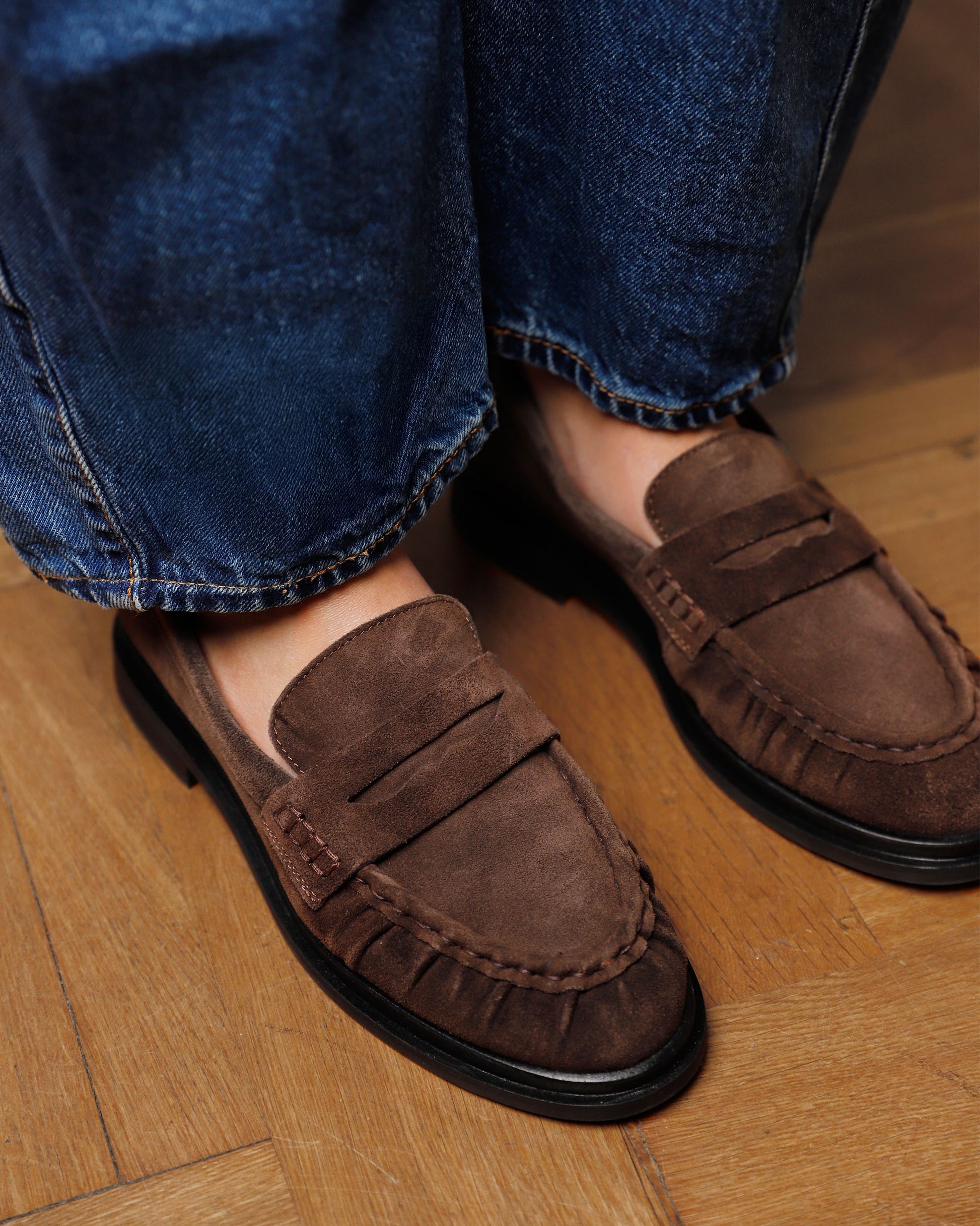 VIA VAI Fae Sarah bruine loafers dames
