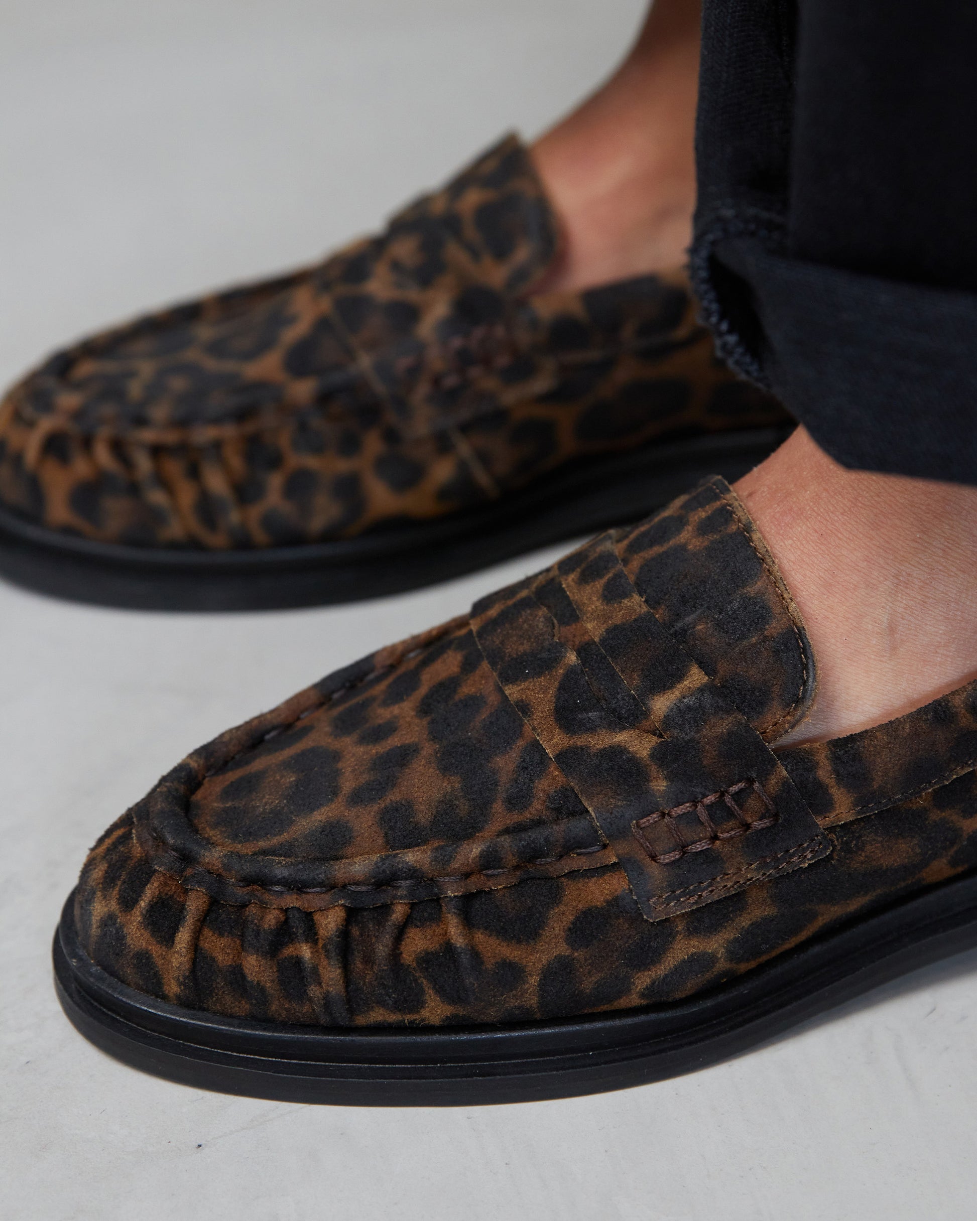 VIA VAI Fae Sarah leopardprint loafers dames