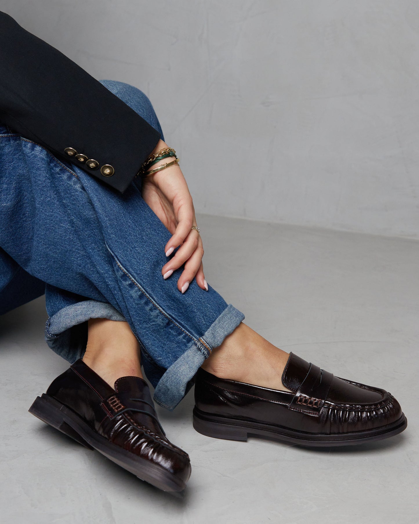 VIA VAI Fae Sarah bruine loafers dames