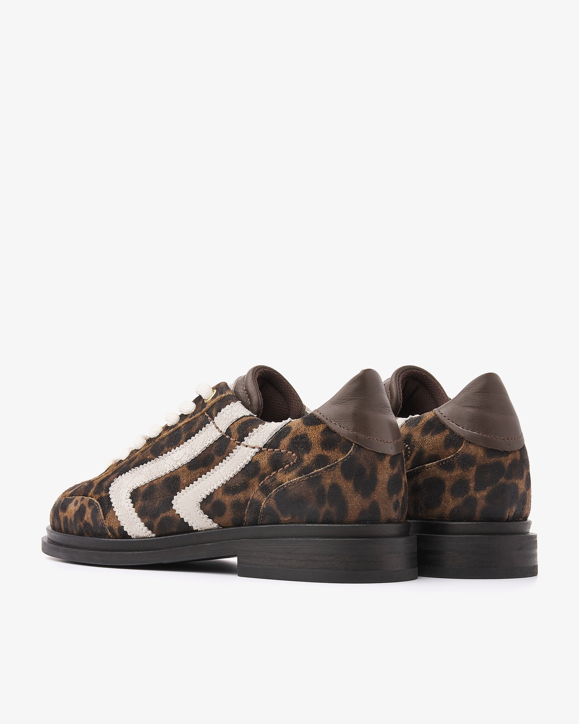 VIA VAI Fae Lois leopardprint dames – achteraanzicht met hieldetail