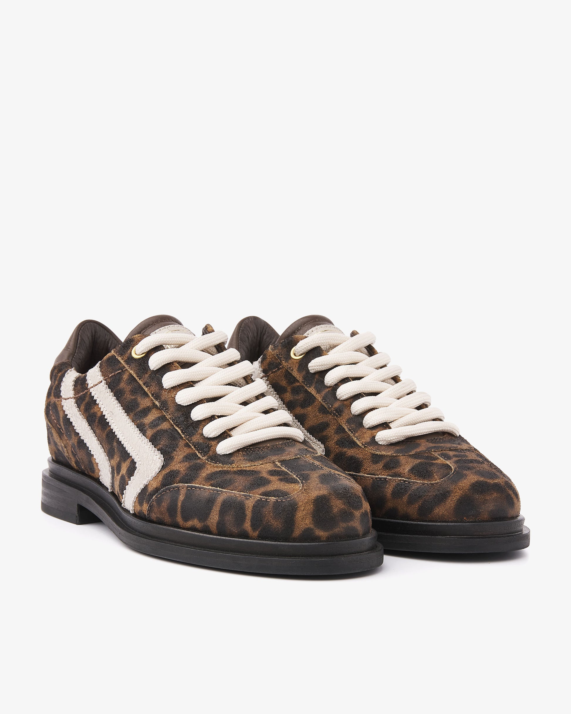 VIA VAI Fae Lois leopardprint dames – vooraanzicht met ronde neus