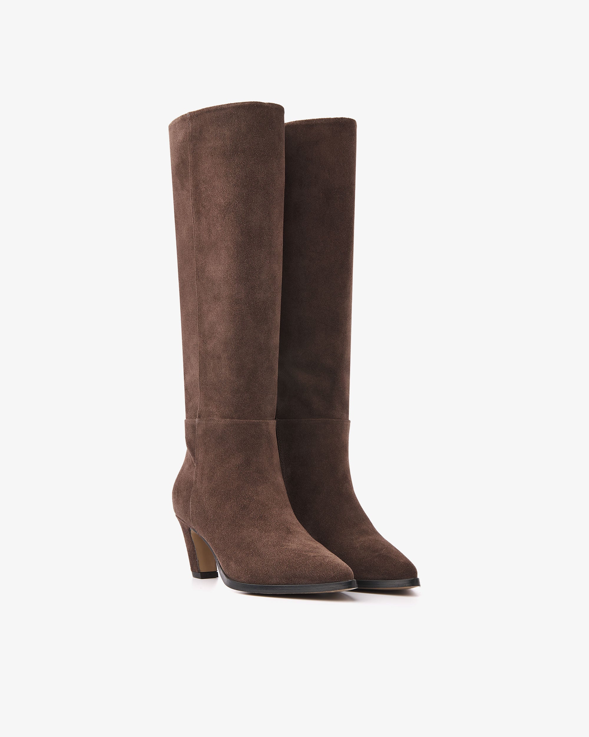 Elisa Skye | VIA VAI brown high boots