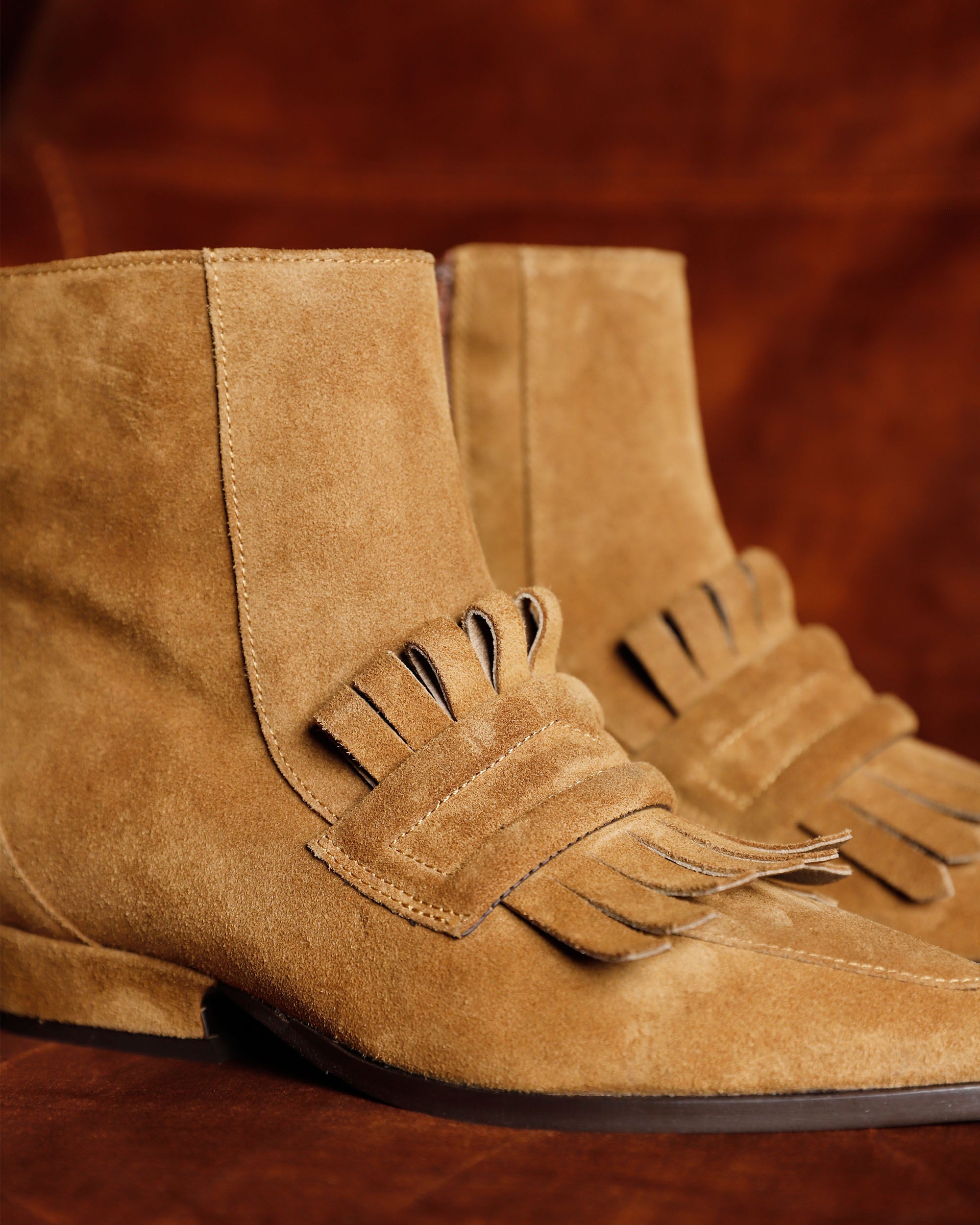 VIAVANDA VIA WESTERN BOOTS ベージュ Vive Evie | VIA VAI khaki ankle boots