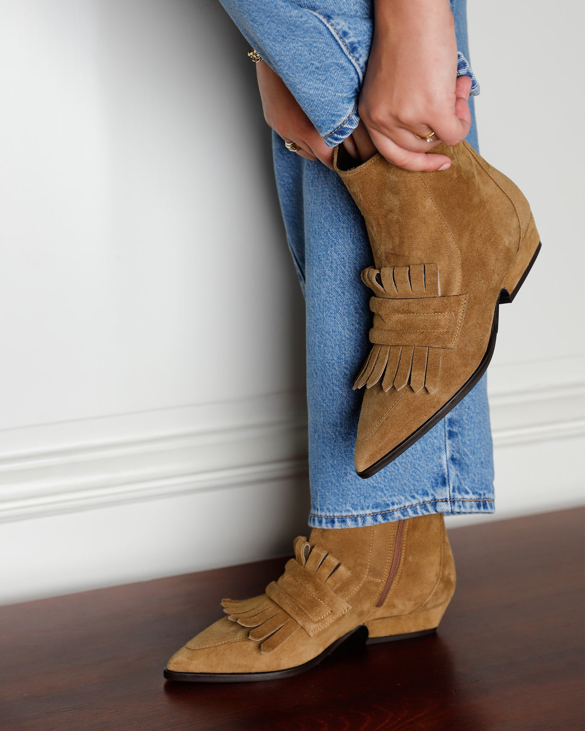 VIA VAI Vive Evie enkellaarsjes dames