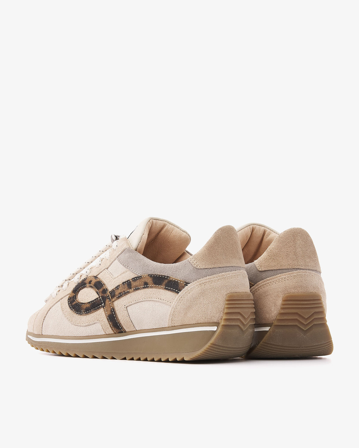 VIA VAI Mikki Eve beige sneakers dames – achteraanzicht met logodetail op de hiel
