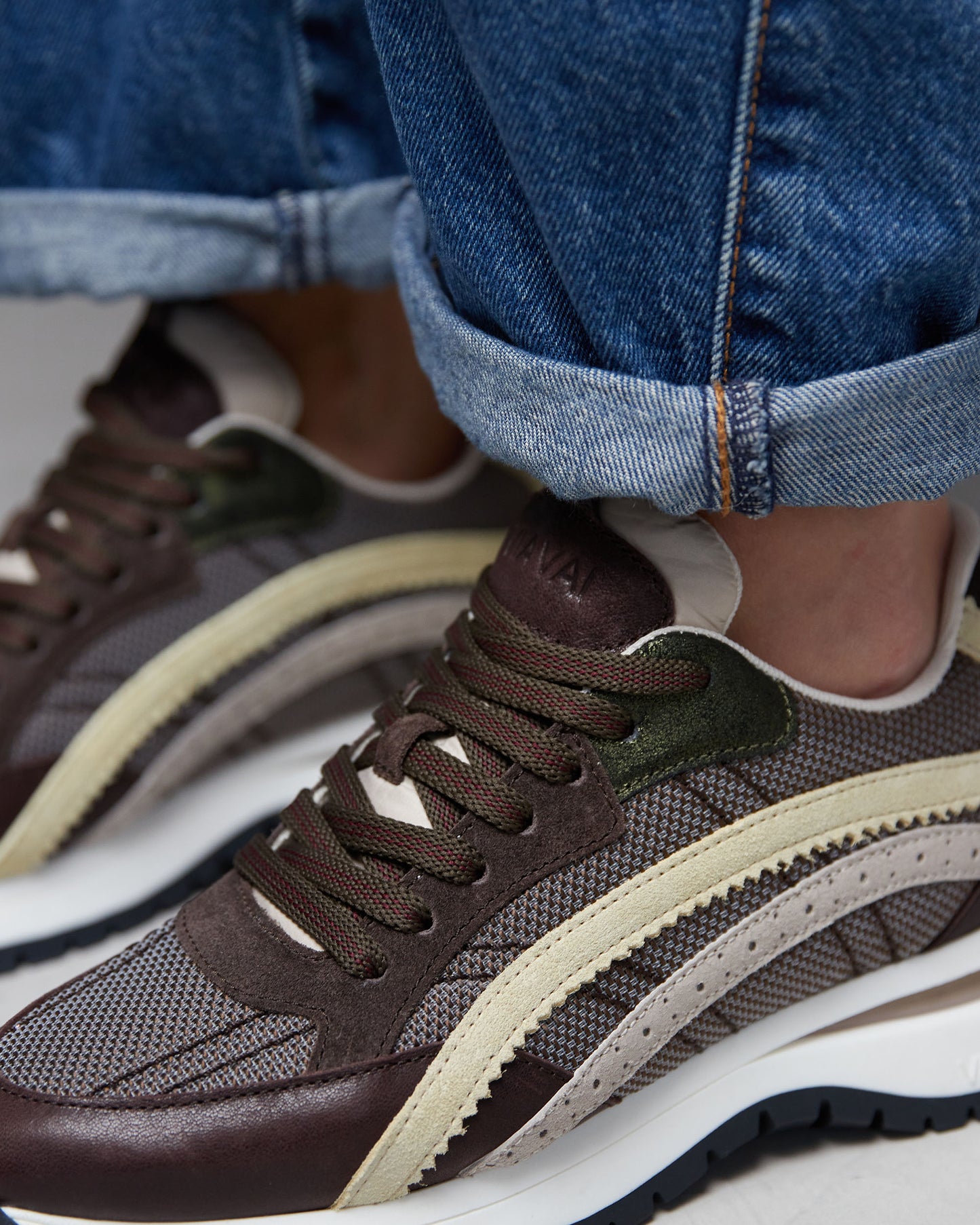 VIA VAI Usher Lott bruine sneakers dames